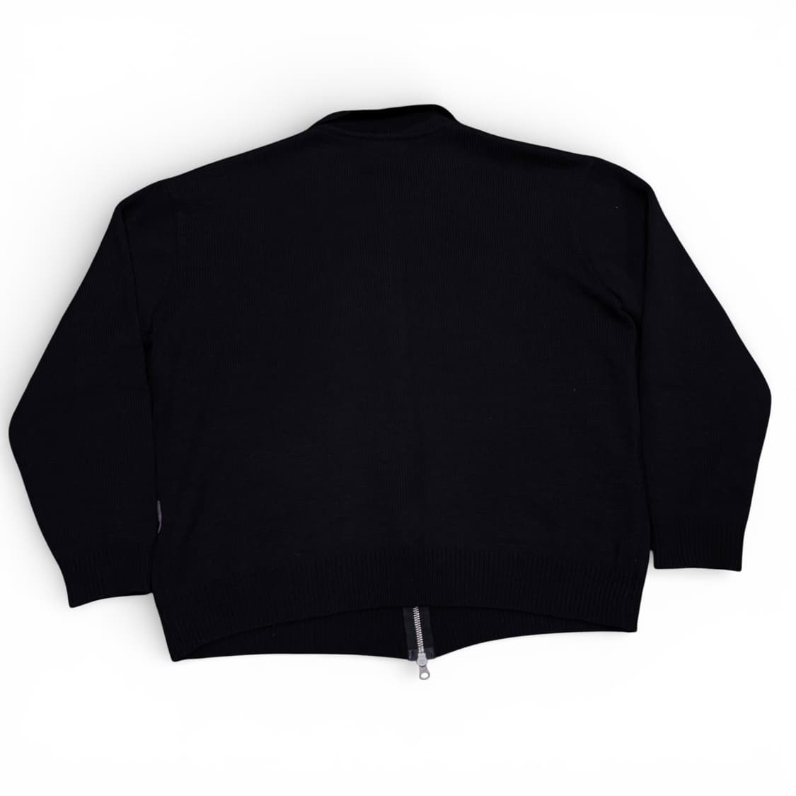 L 나이스고스트클럽 나고클 블랙 해골 니트집업 상품이미지2