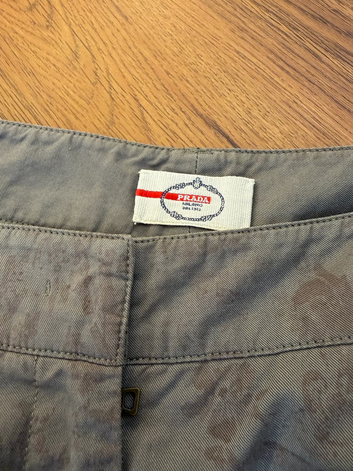 프라다 빈티지 패턴 치노 팬츠 상품이미지5