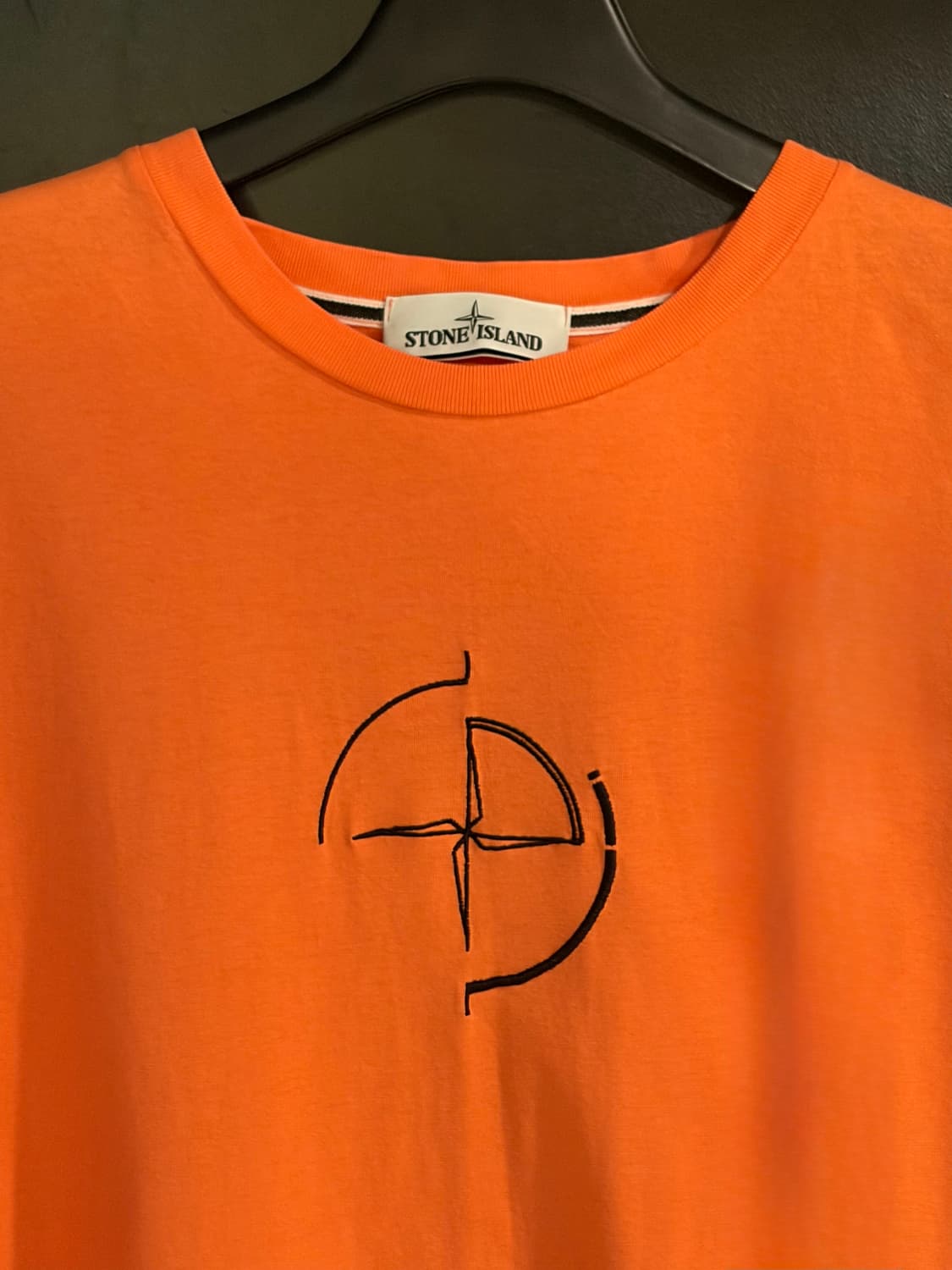 스톤아일랜드 오렌지 반팔티 상품이미지3