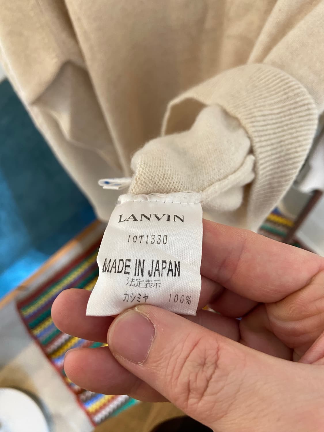 LANVIN 랑방 아이보리 터틀넥 니트 상품이미지4
