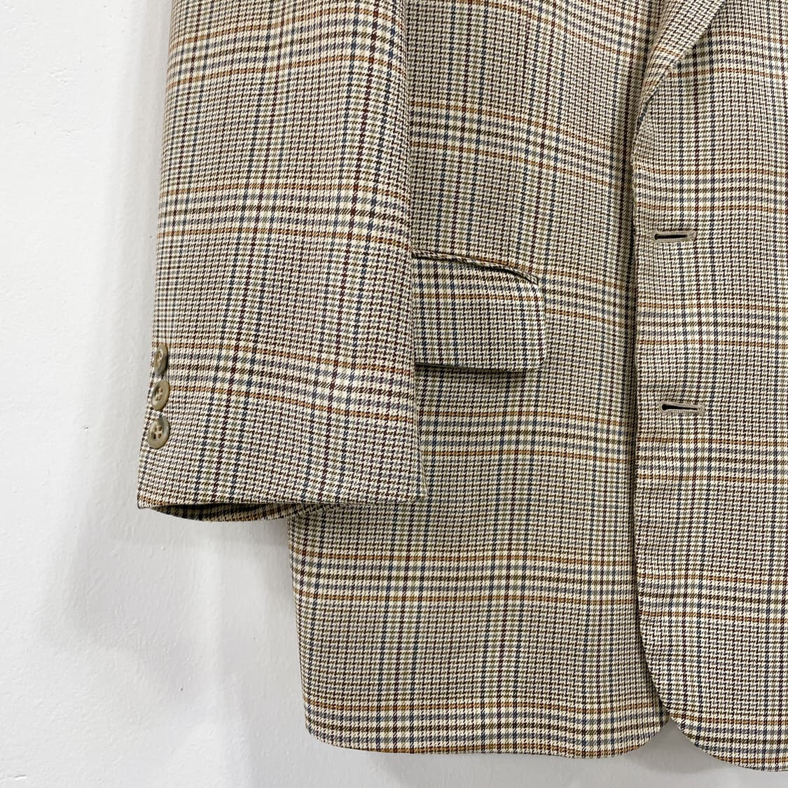 입생로랑 체크 자켓 103사이즈 상품이미지3