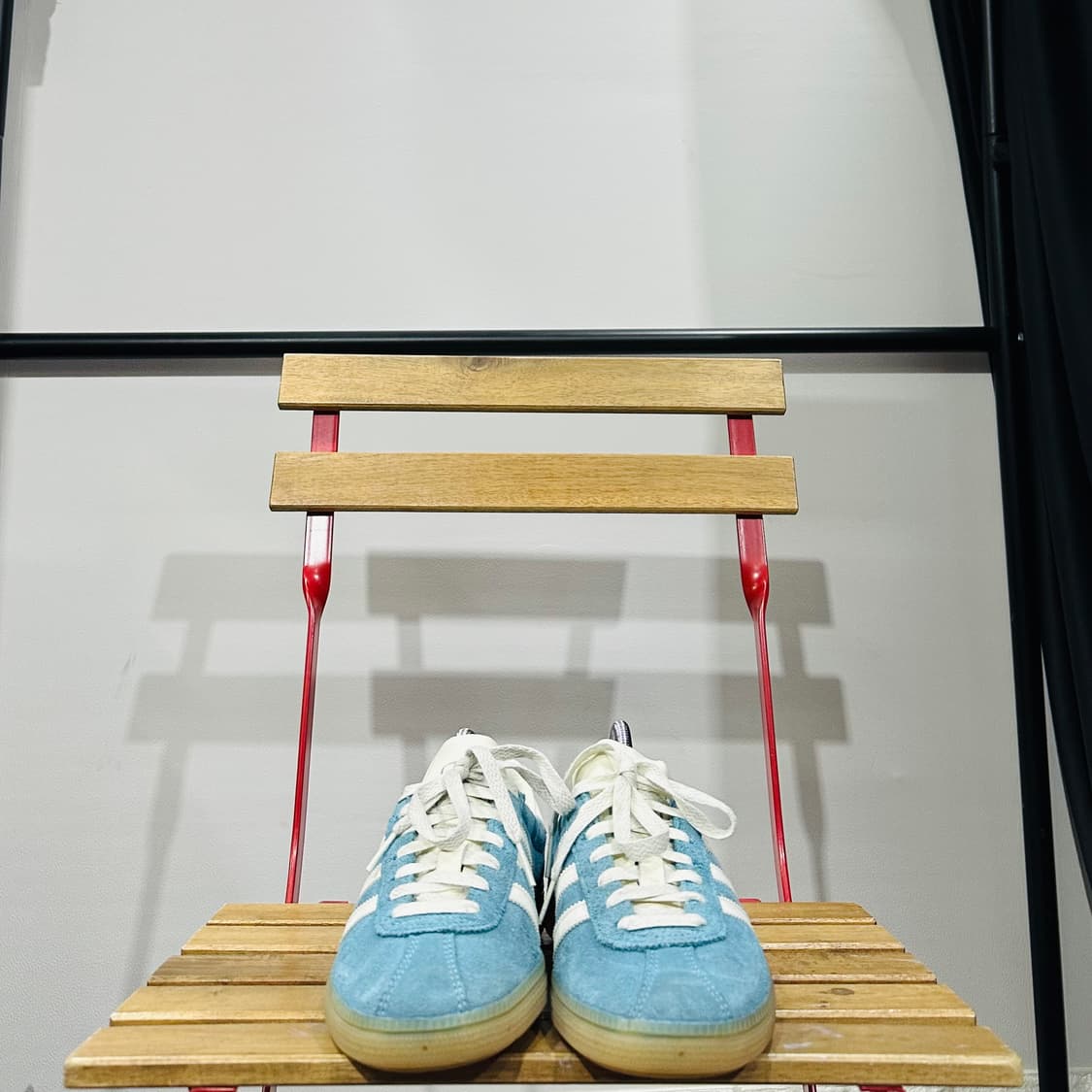 245) 아디다스 운동화 여성 여자 신발 뮌헨 스카이블루 스웨이드 상품이미지2