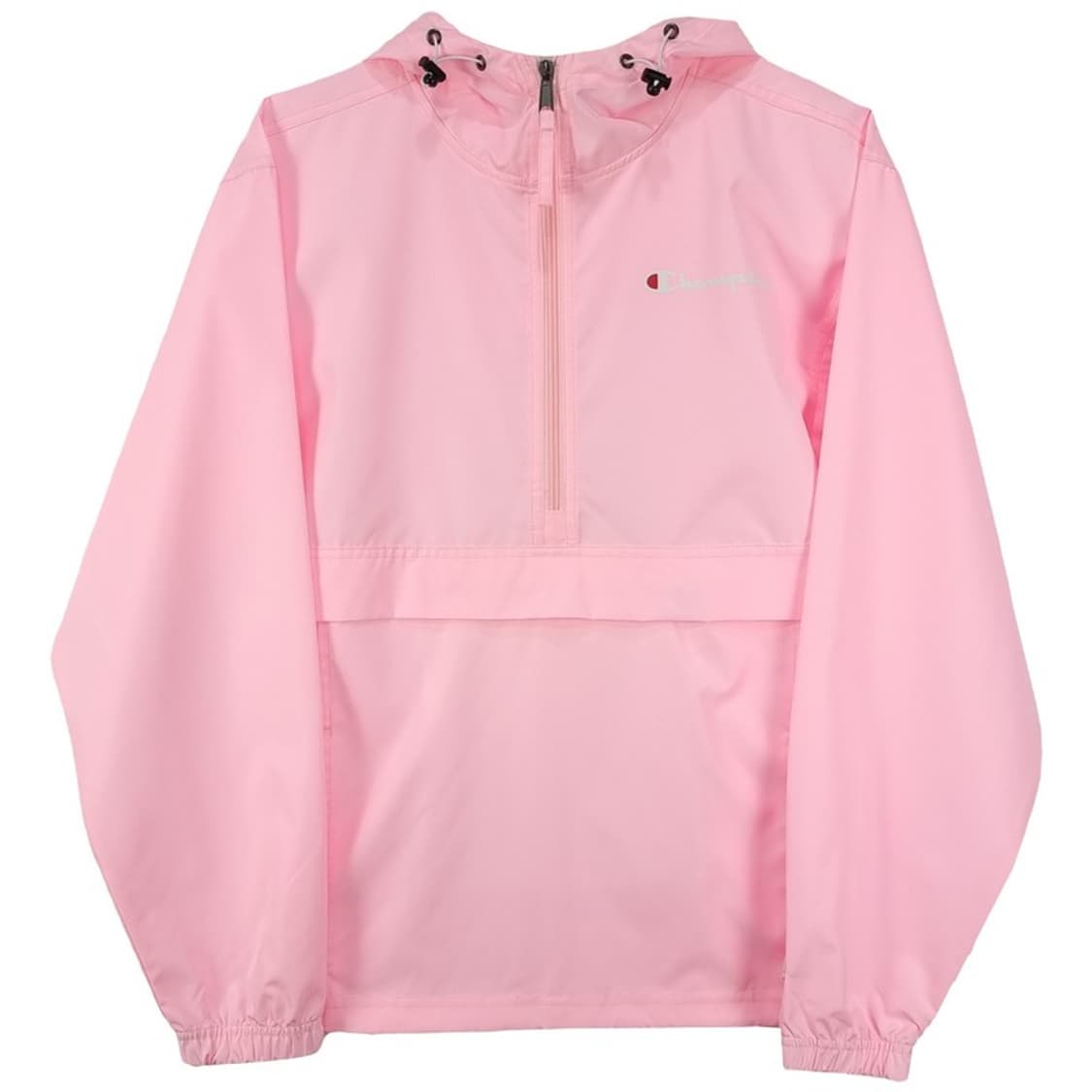 [챔피온] 로고 자수 오버핏 후드 바라막이 아노락 자켓 핑크 M18898 상품이미지2