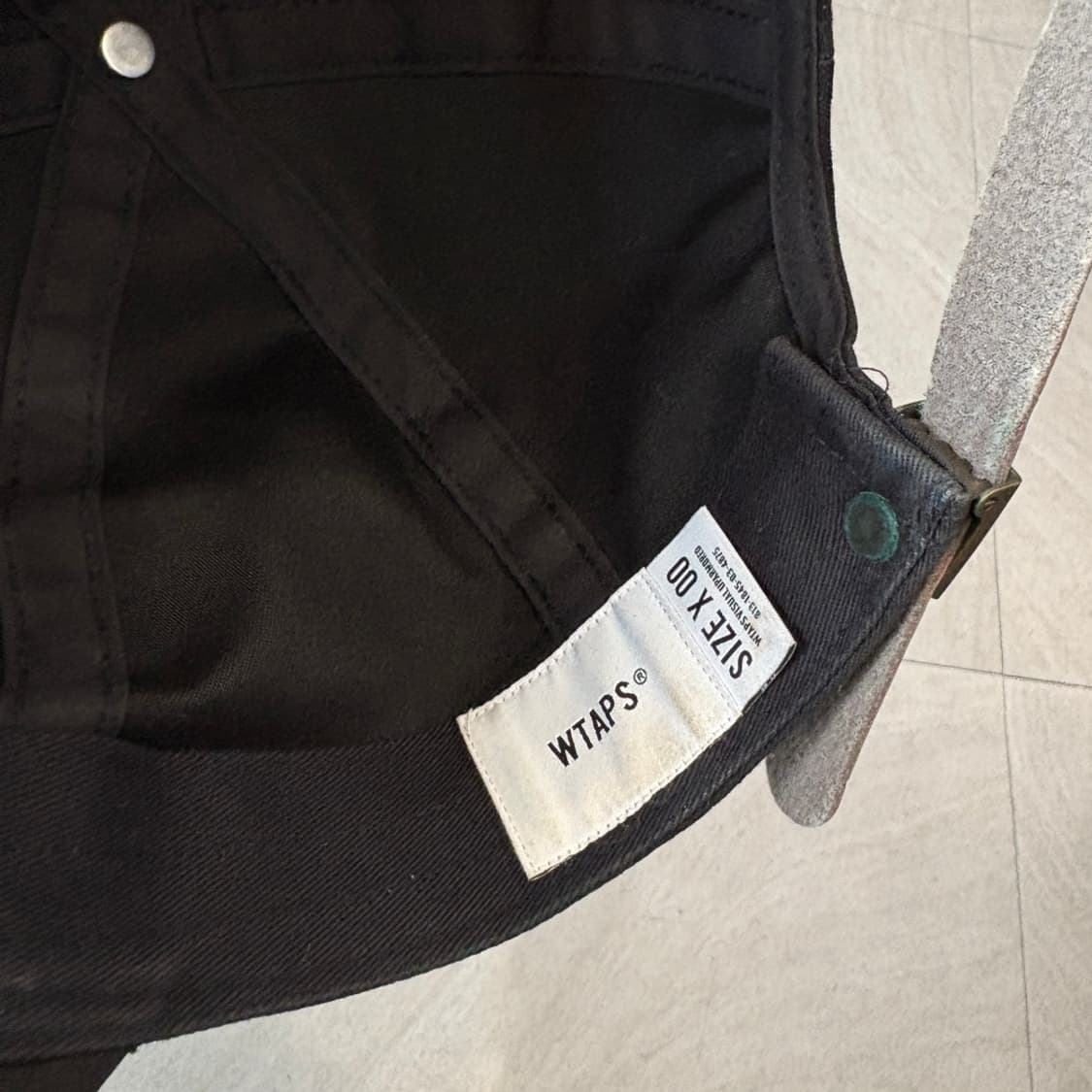 Wtaps Cotton Moleskin cap 더블탭스 코튼 몰스킨 모자 상품이미지6