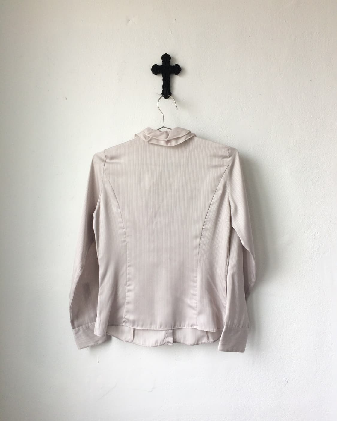 Ruffle stripe pattern shirt 상품이미지3