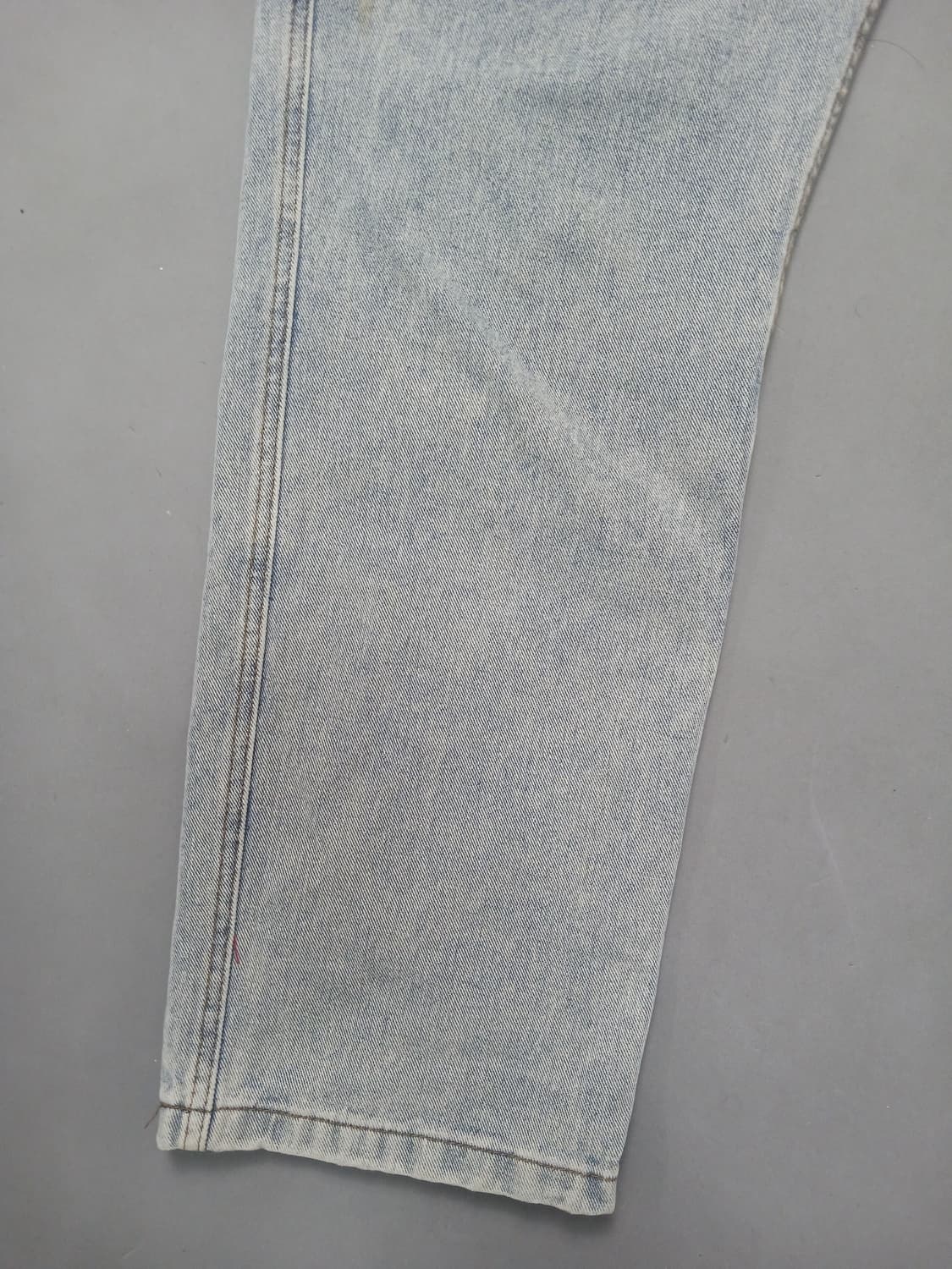 [34] 스모킹라이프 연청 스톤워싱 와이드 스트레이트진 청바지 상품이미지3