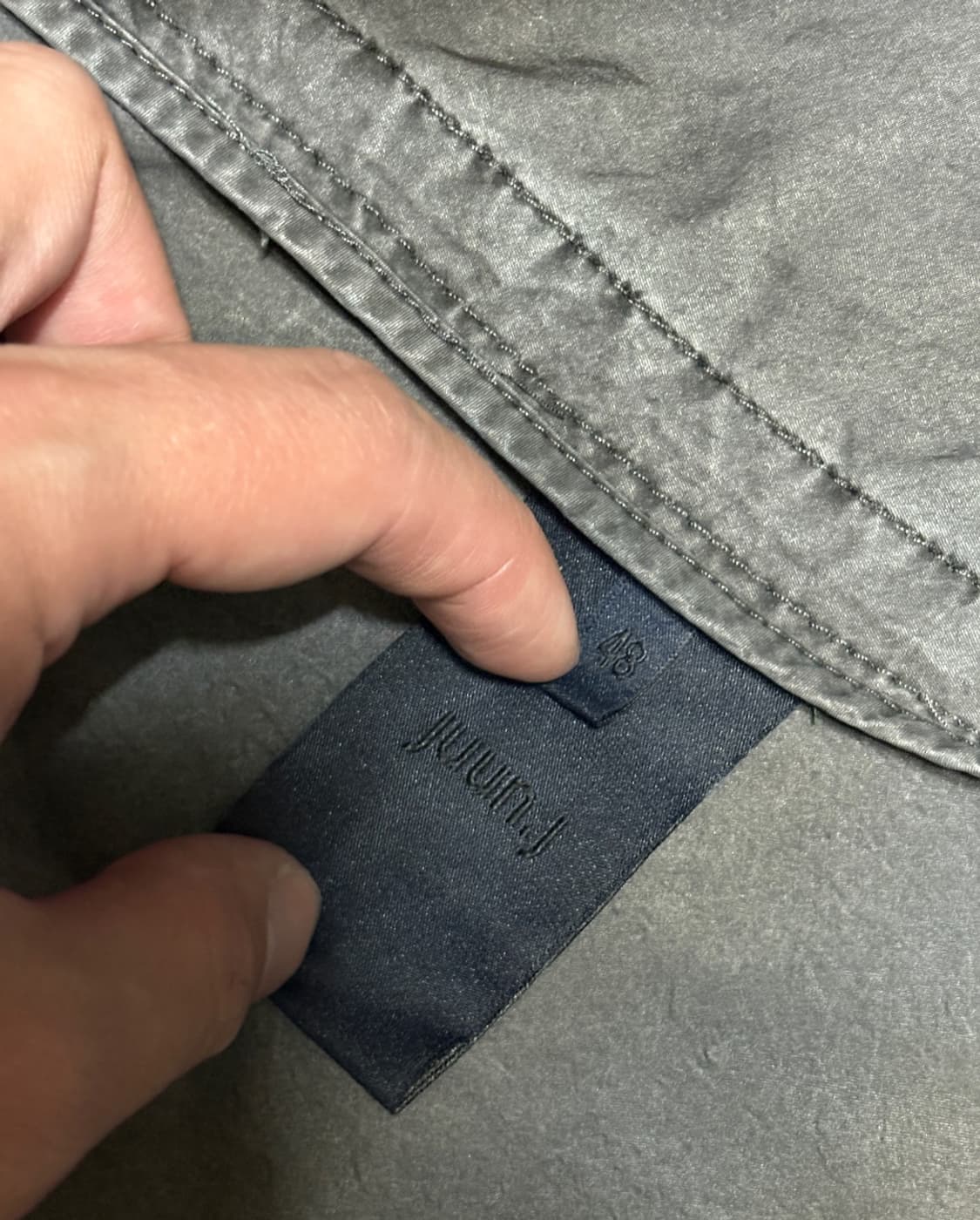 48)준지 JUUN.J 가먼트 다잉 트렌치 코트 상품이미지6