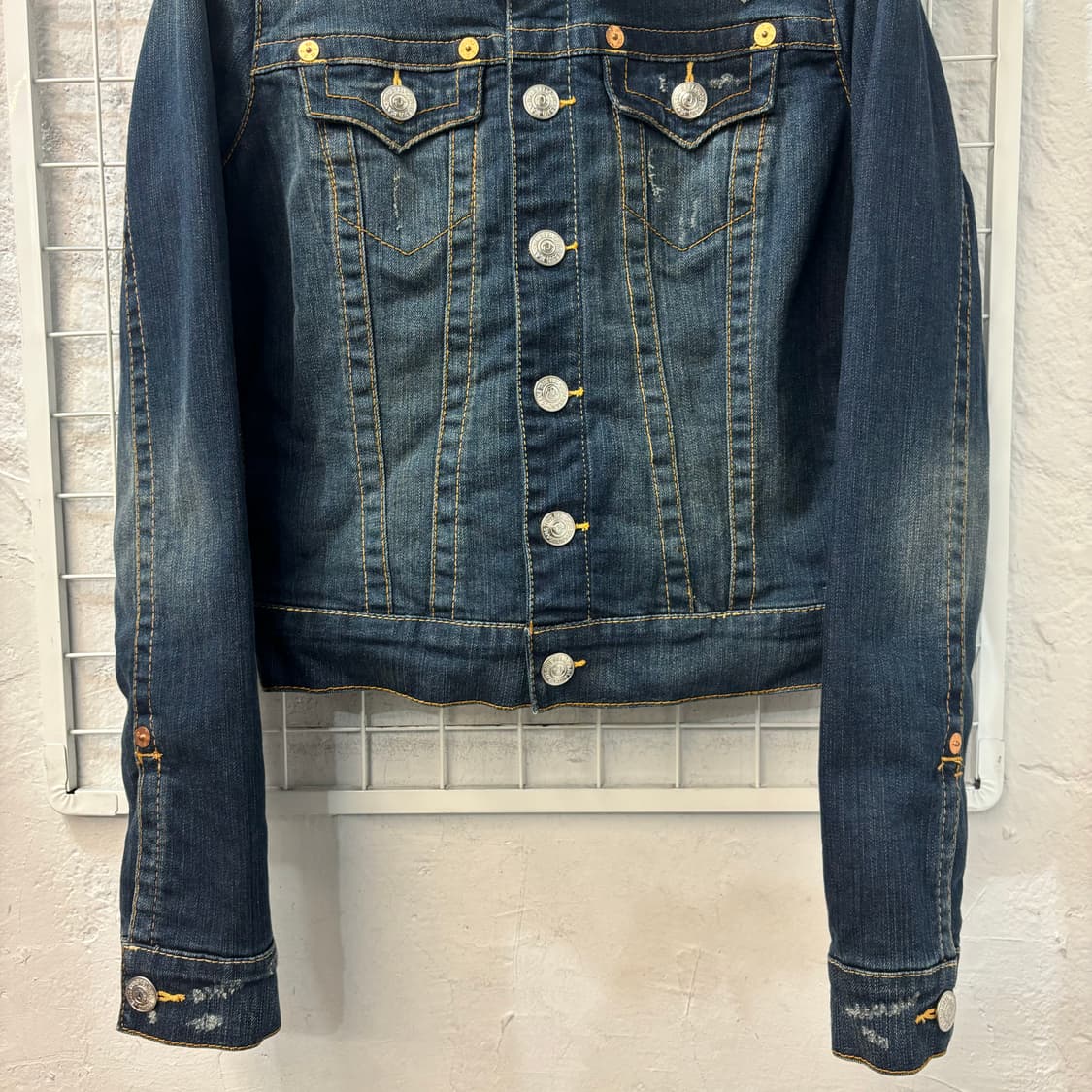 트루 릴리전 에밀리 쉐르파 데님 자켓 S 상품이미지4