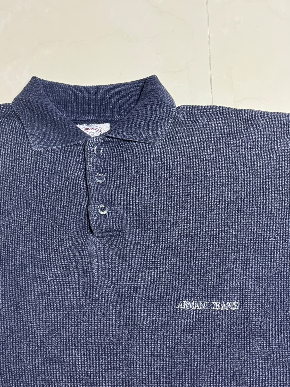 armani jeans button knit sweater 상품이미지2