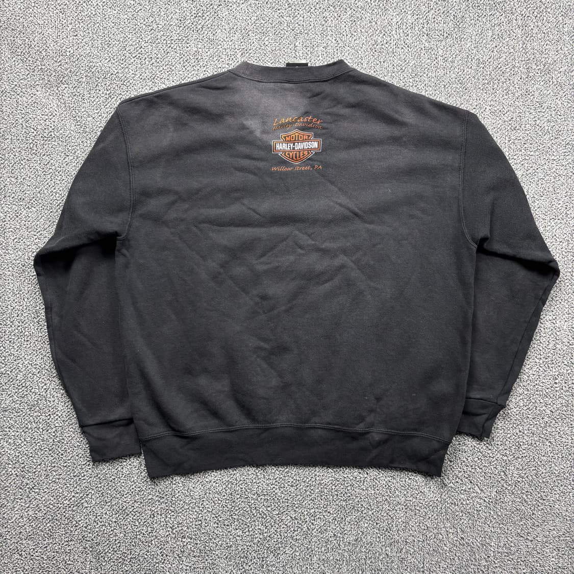 할리데이비슨 페이딩 빅로고 맨투맨 상품이미지3