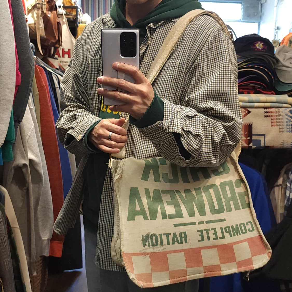 폴로 더블알엘 빈티지 패브릭 캔버스 메신져백 rrl 가방 상품이미지10