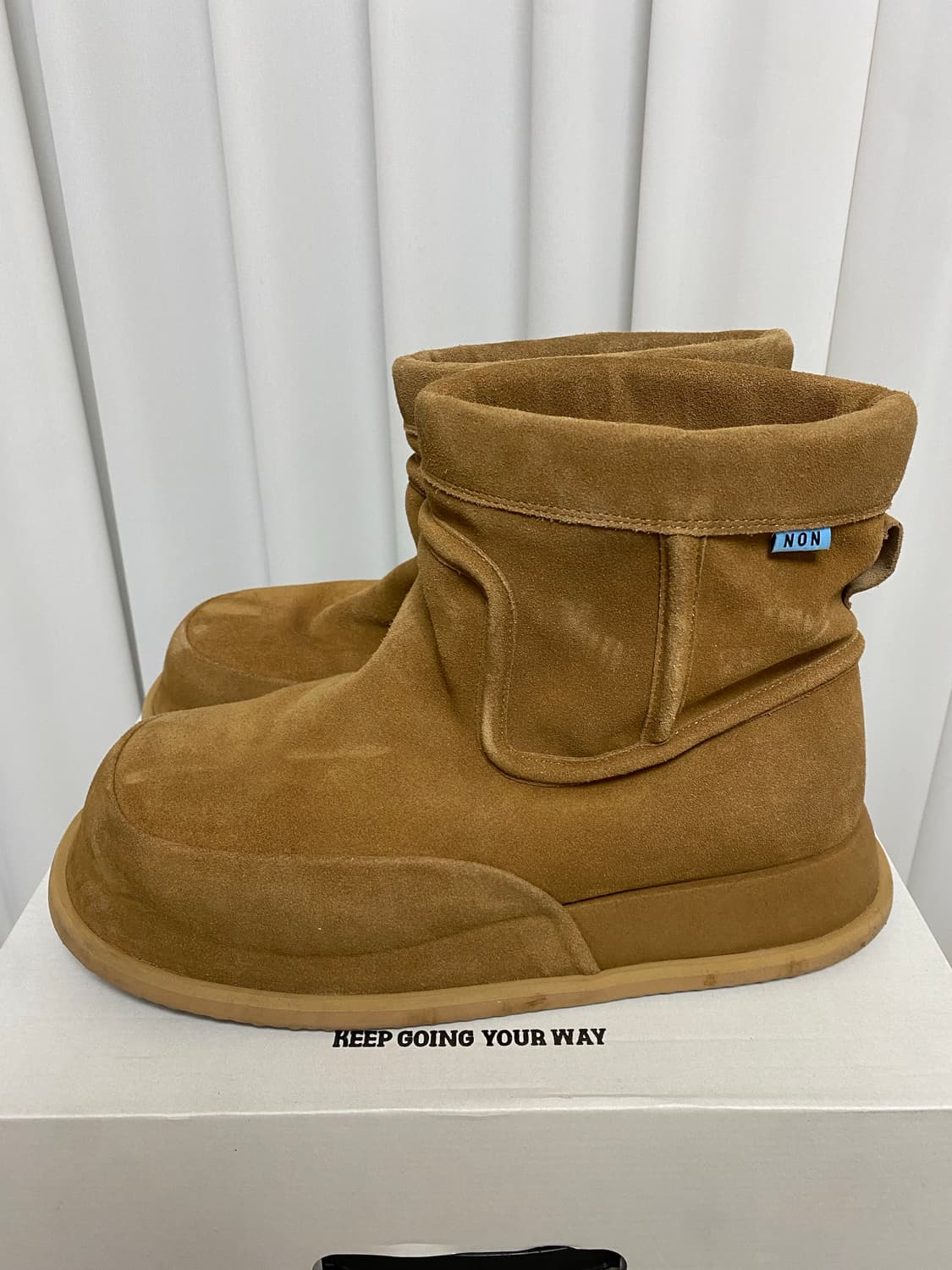 Kinchi x Non Parking N Road Boots Brown  상품이미지3