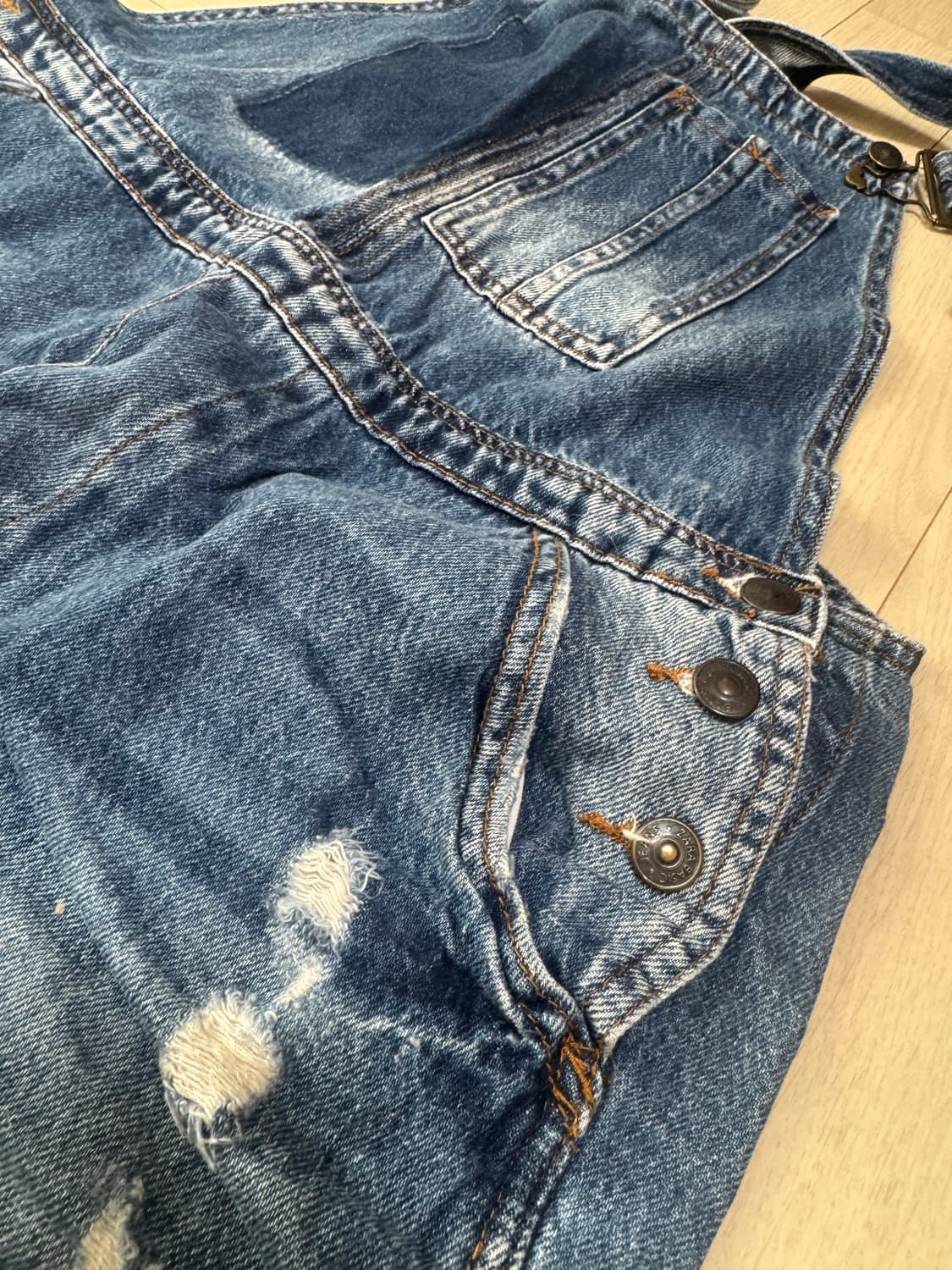 자라 데님 오버롤 상품이미지3