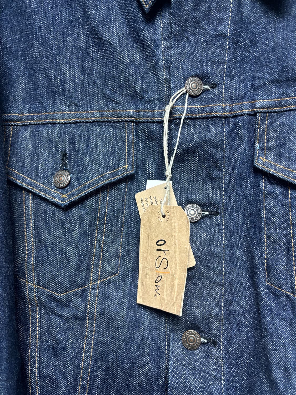 [5] 오어슬로우 타입3 데님 자켓 상품이미지3