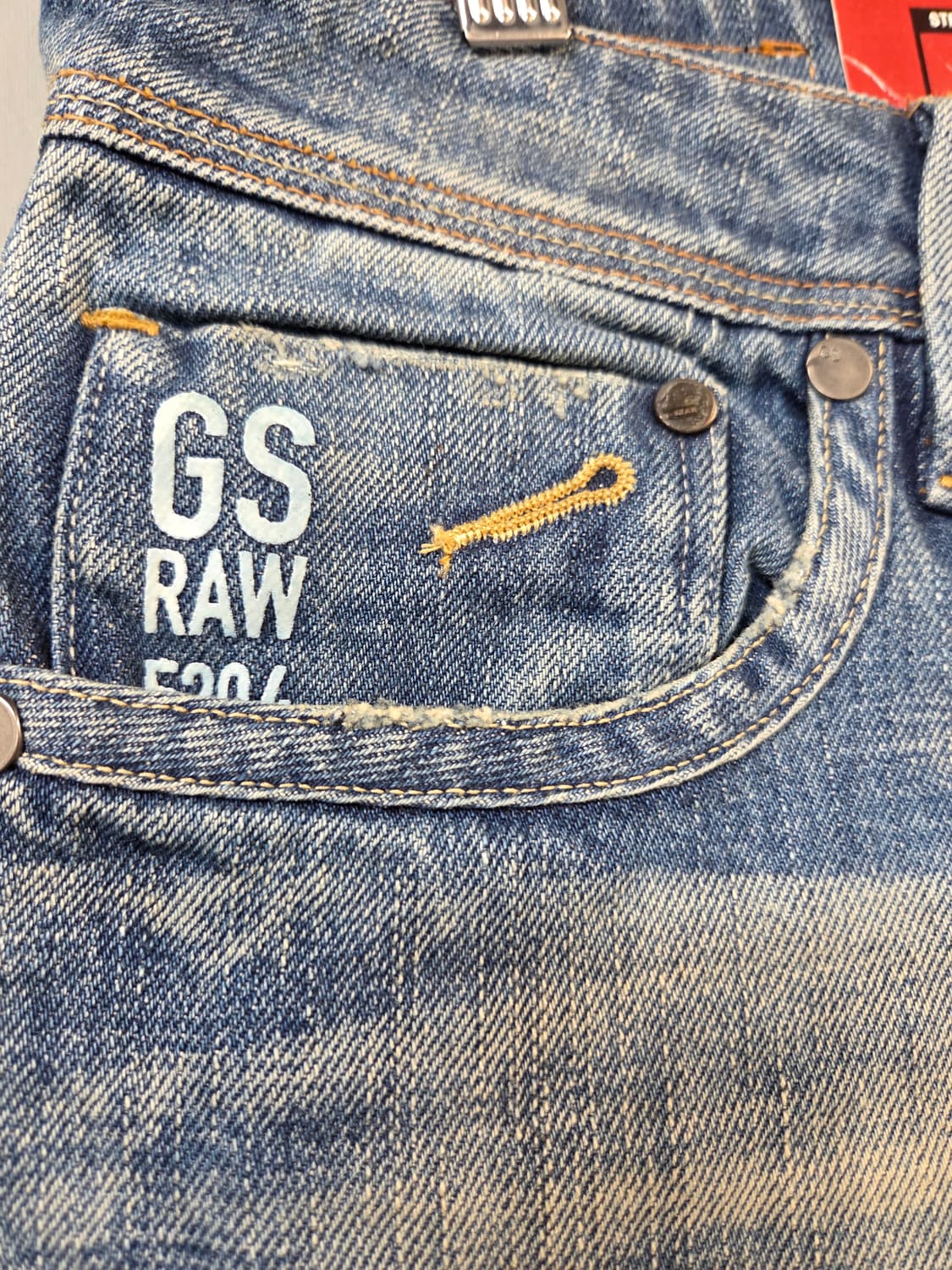 G-Star Raw 워싱 데님 청바지(W33/L32) 상품이미지4