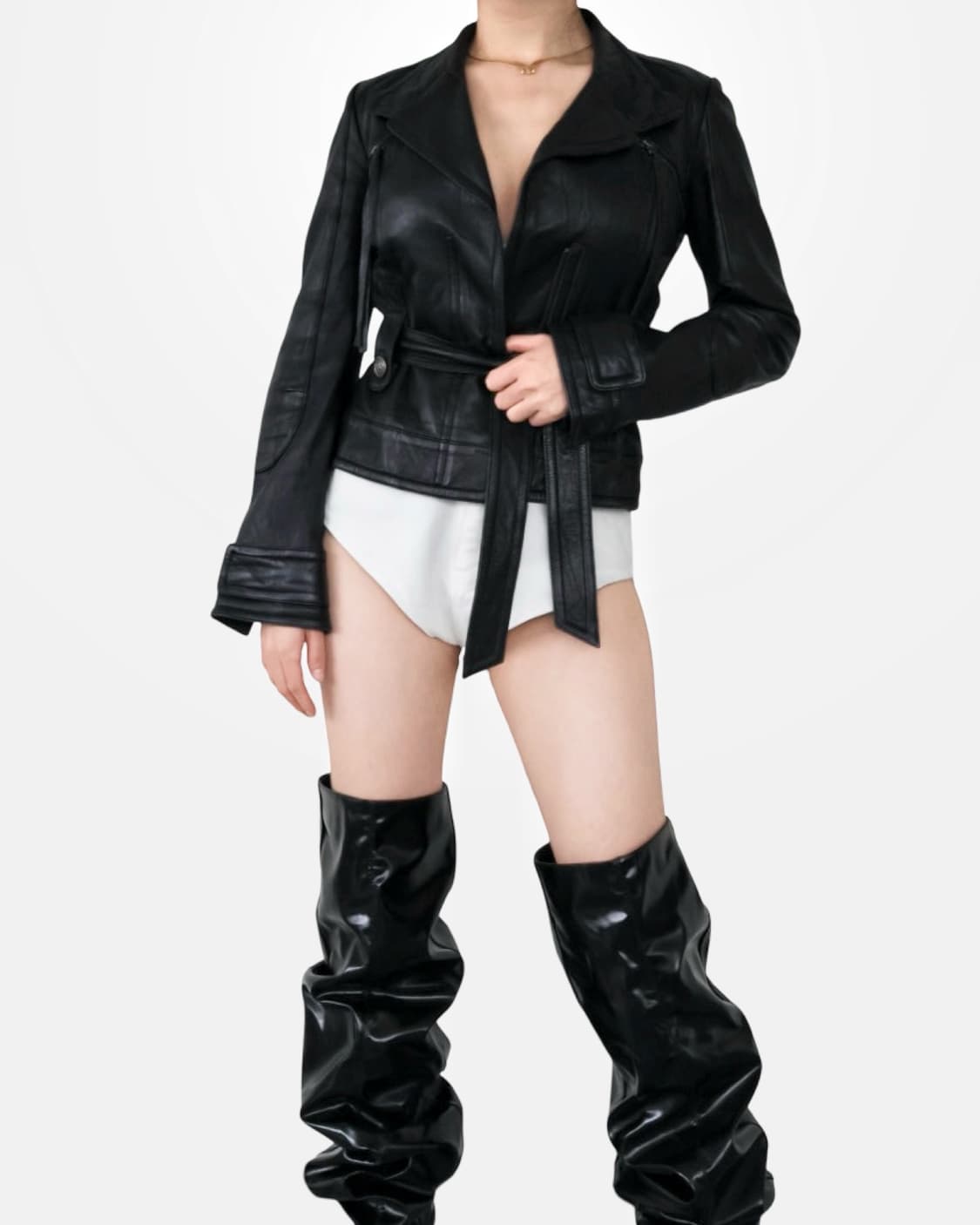 Blu:Pepe Lambskin Leather Rider Jacket 상품이미지2