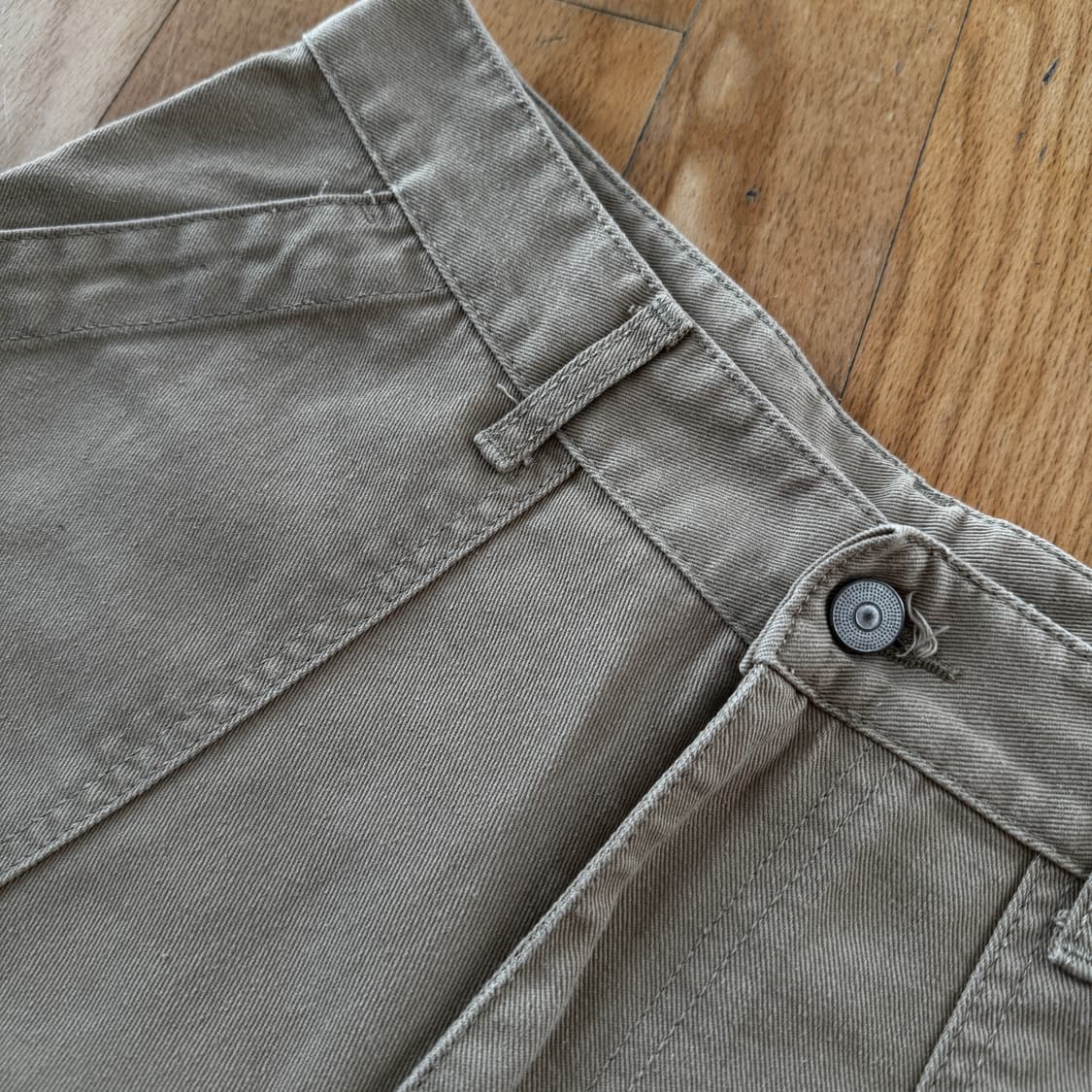 유니폼브릿지 코튼 팬츠 베이지 M 상품이미지5