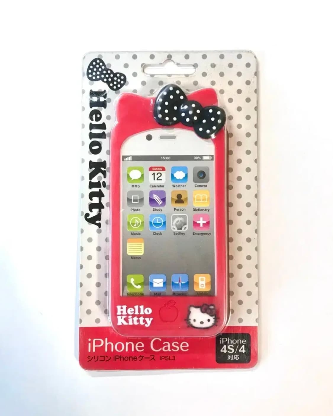 아이폰 4s 산리오 정품 고전 헬로키티 산엑스 코리락쿠마 케이스 상품이미지5
