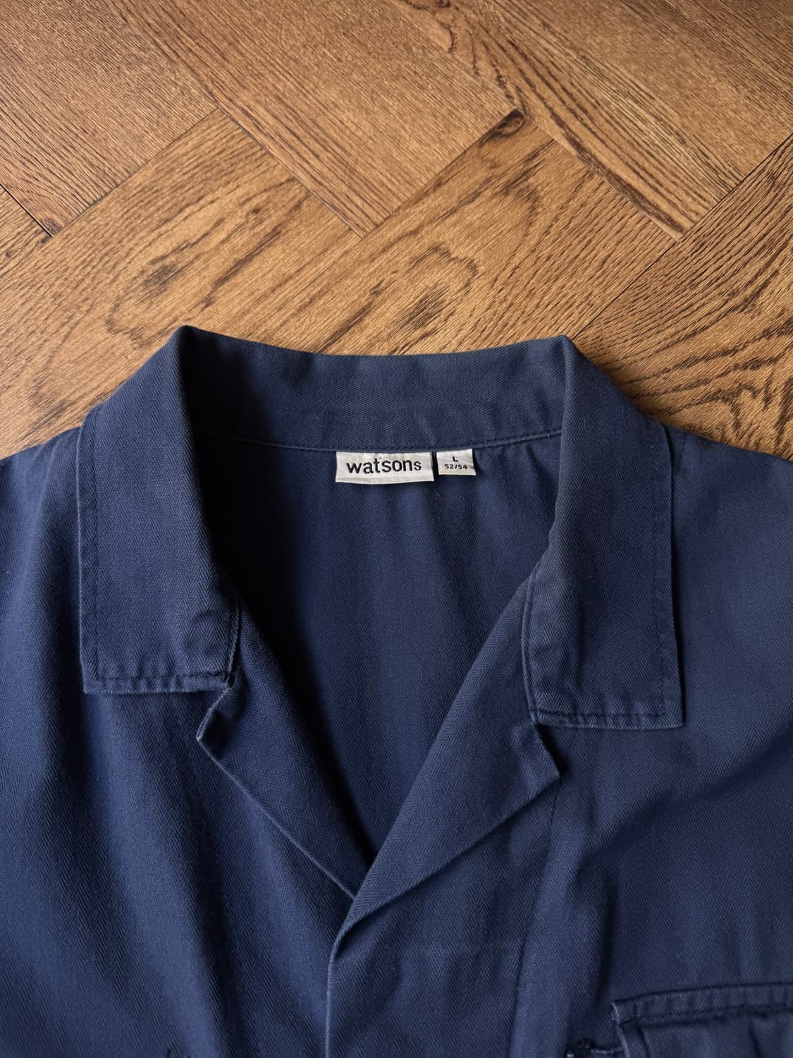 [L]Watson's 유틸리티 포켓 해링본 트윌 프렌치 워크자켓 상품이미지2