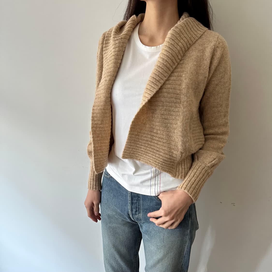츠모리치사토 tsumori chisato 니트 후드가디건 상품이미지2