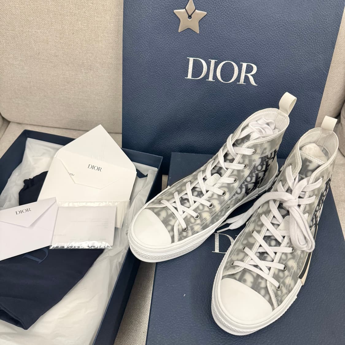 dior 디올 B23 스니커즈 미개봉 백화점 풀구성 새상품 42사이즈 상품이미지1