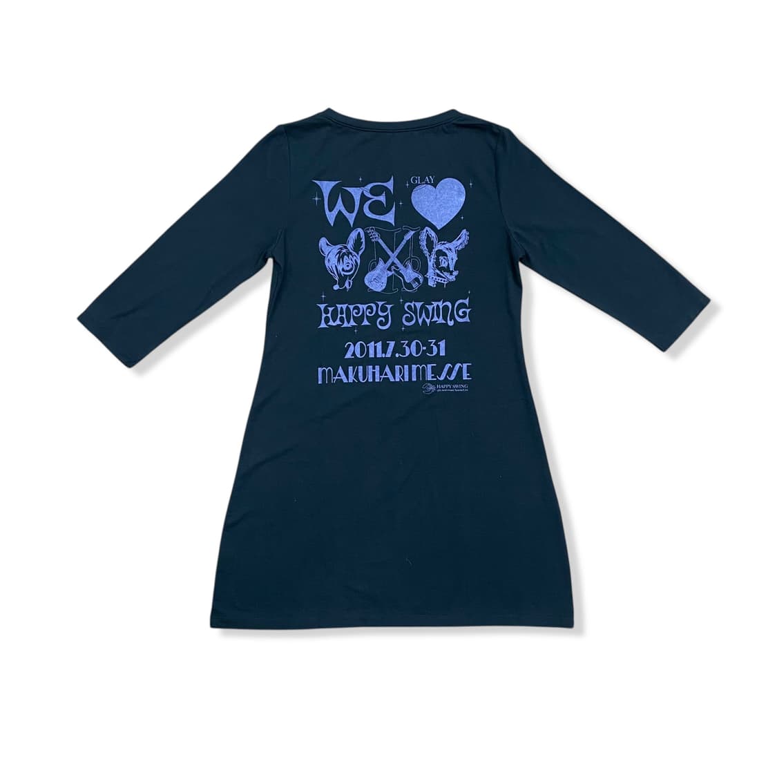 GLAY Happy Swing Black Long Tshirt 상품이미지6