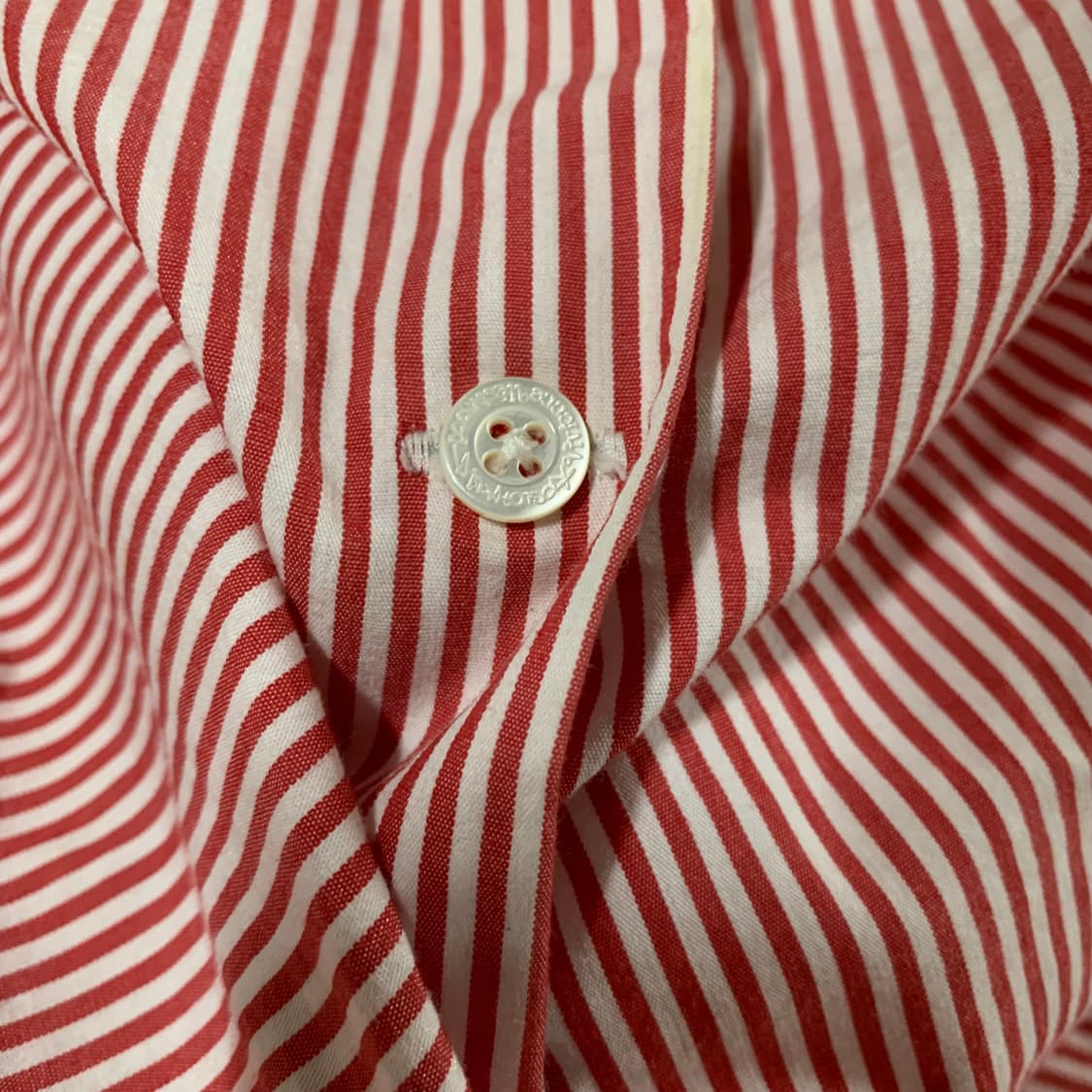 비비안 웨스트우드 레드 스트라이프 후드 반팔 셔츠 상품이미지7