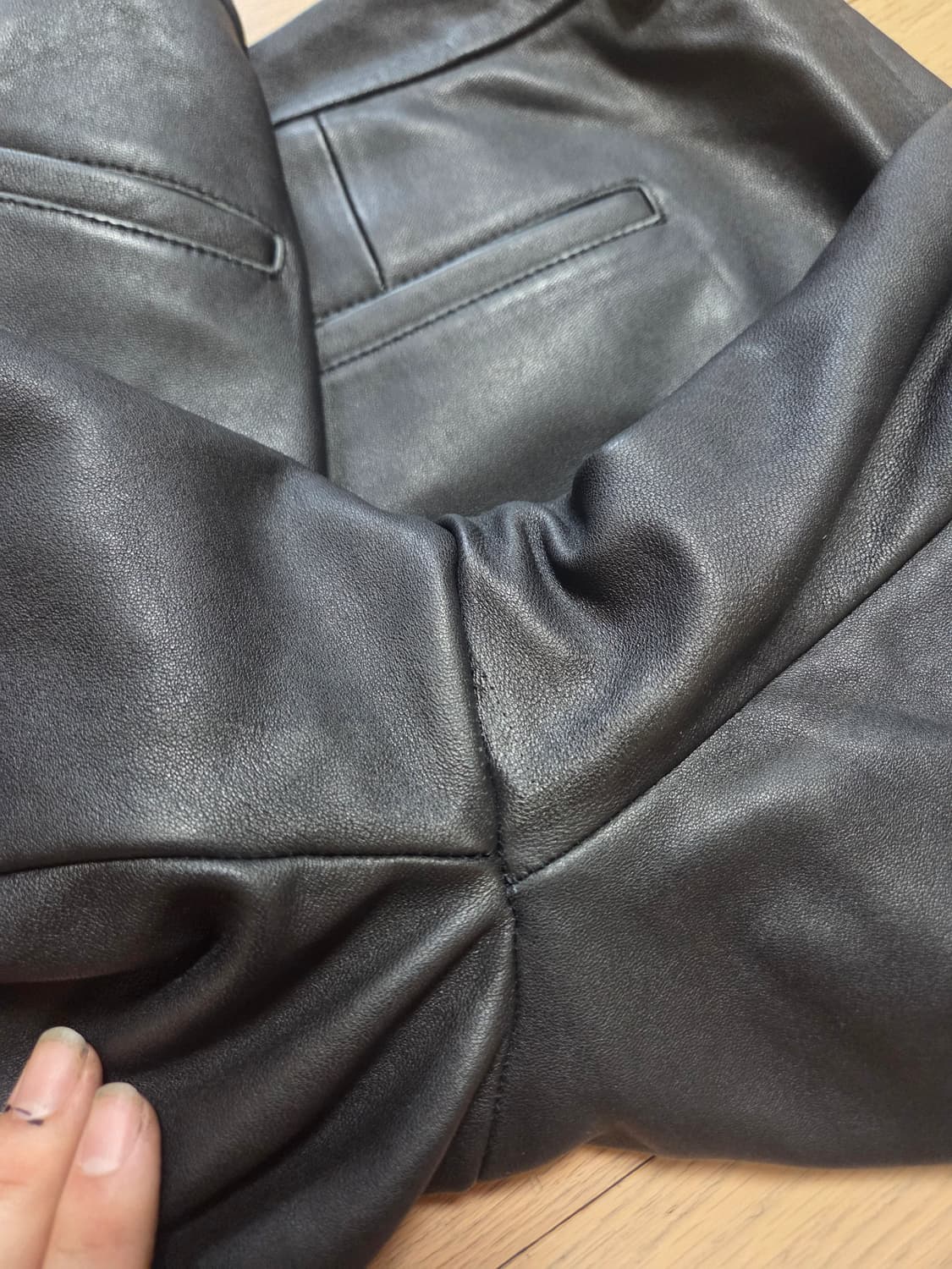 34) 슈프림 램스킨 레더팬츠 상품이미지9