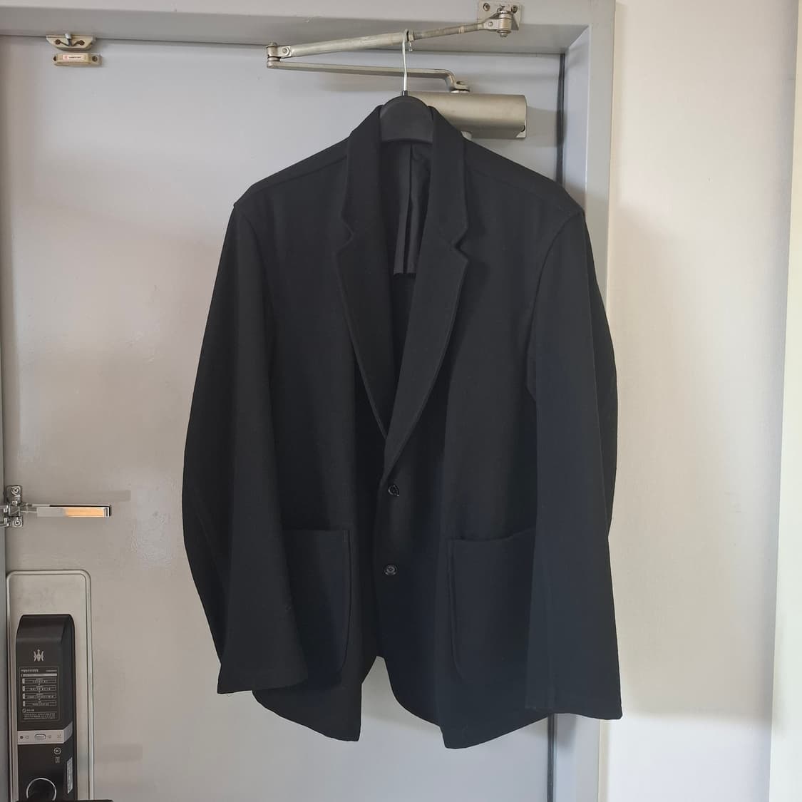 모이프 21FW DRS Jacket 오버핏 울자켓 (사이즈 100, 검은 상품이미지2