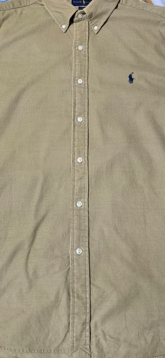 폴로 랄프로렌 클래식핏 코듀로이 셔츠 L 상품이미지5