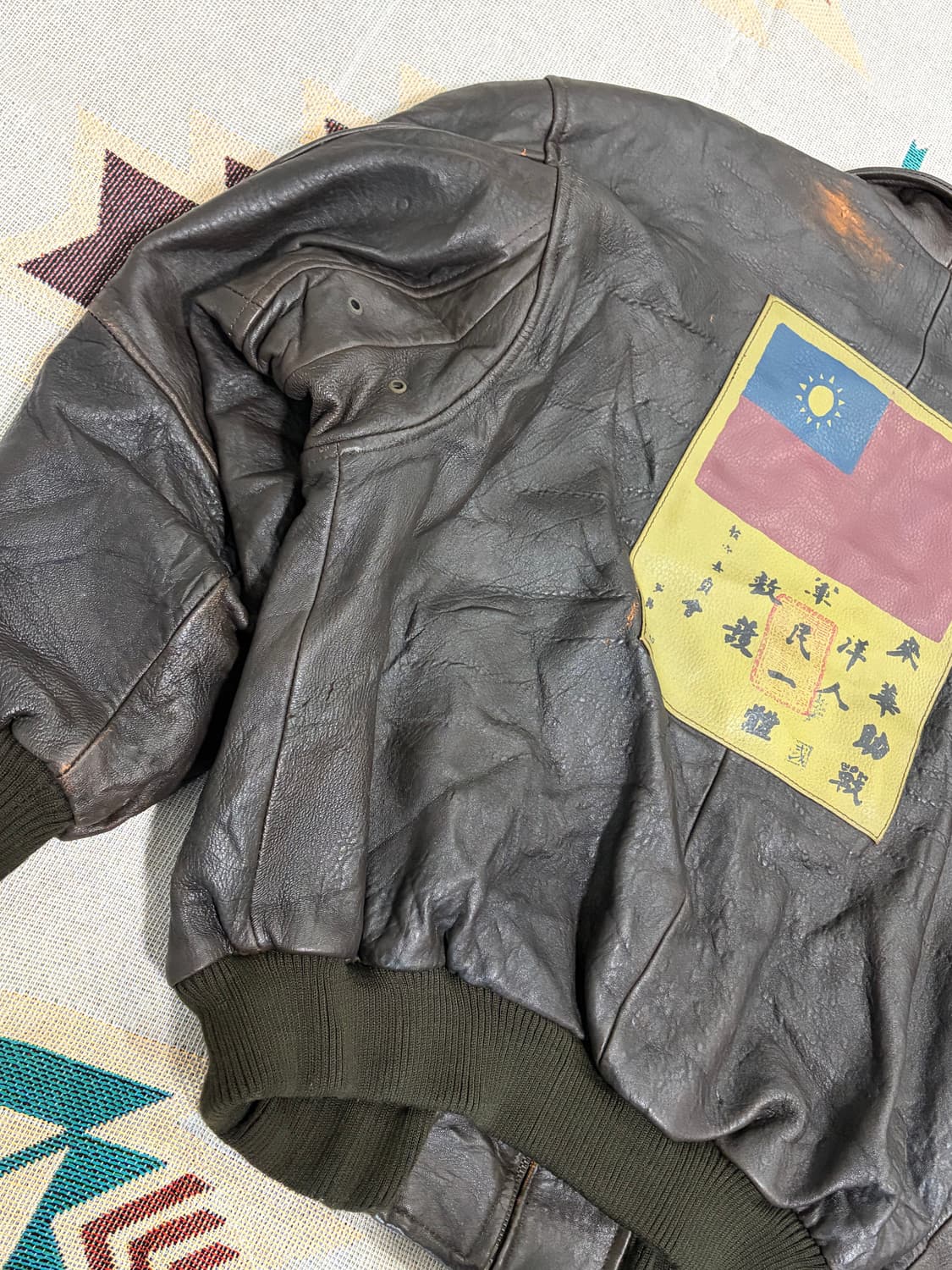 80~90s 버글보이 A2 레더자켓 /bugleboy airjacket 상품이미지6