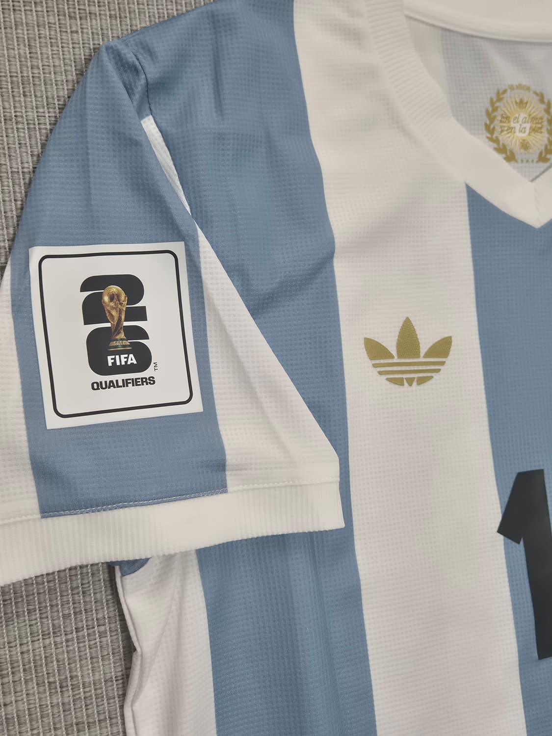 아르헨티나 국대 메시 유니폼 L사이즈 50주년 기념 상품이미지6