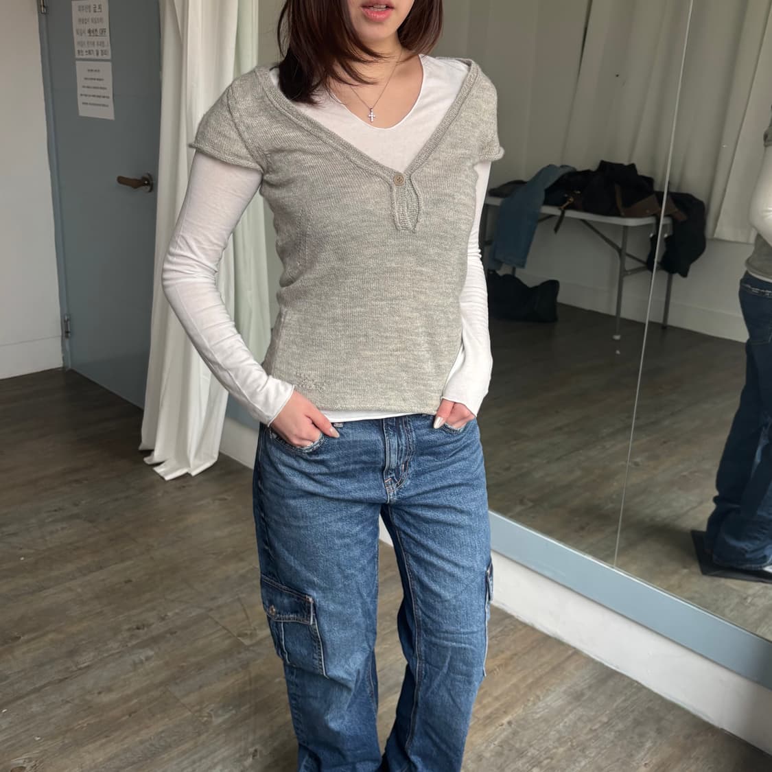 Zadig&Voltaire 알파카울 니트 베스트 상품이미지4