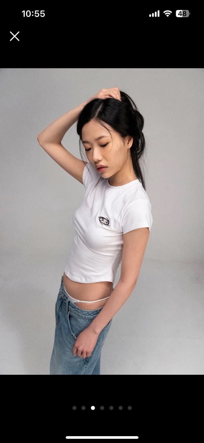 플리즈노팔로우 엠블럼 티셔츠 상품이미지2