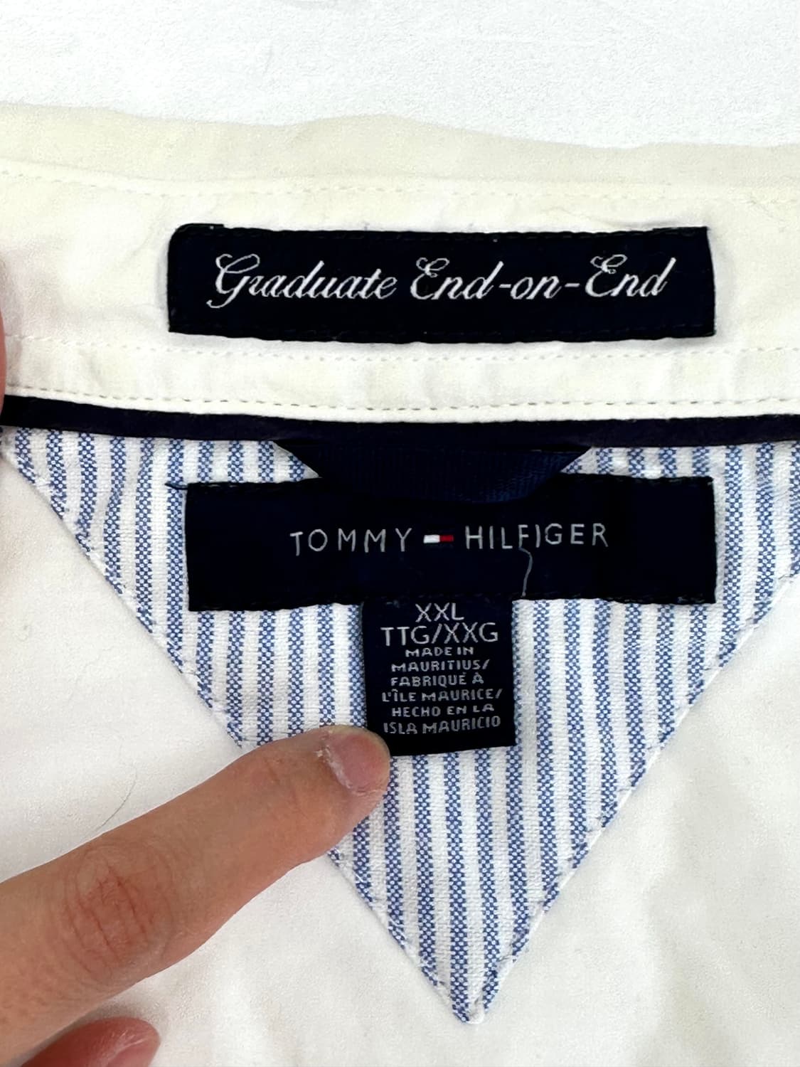 타미힐피거 화이트셔츠 상품이미지3