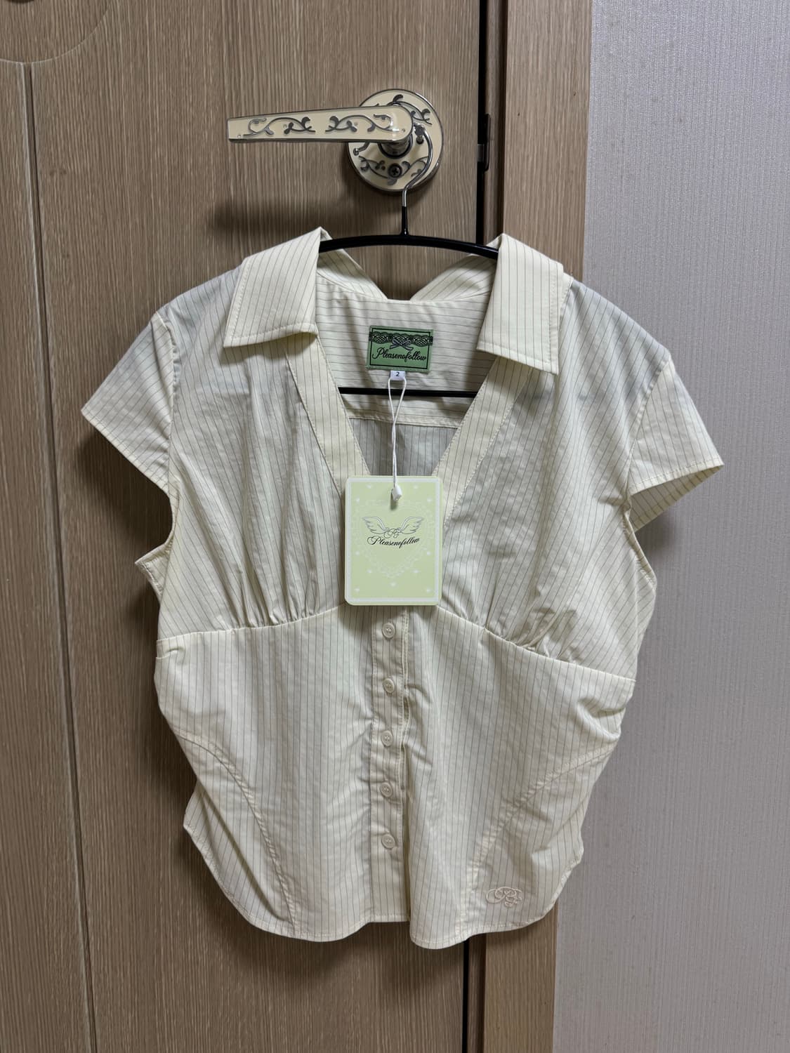 플리즈노팔로우 클로이 셔츠 탑 2size 상품이미지4