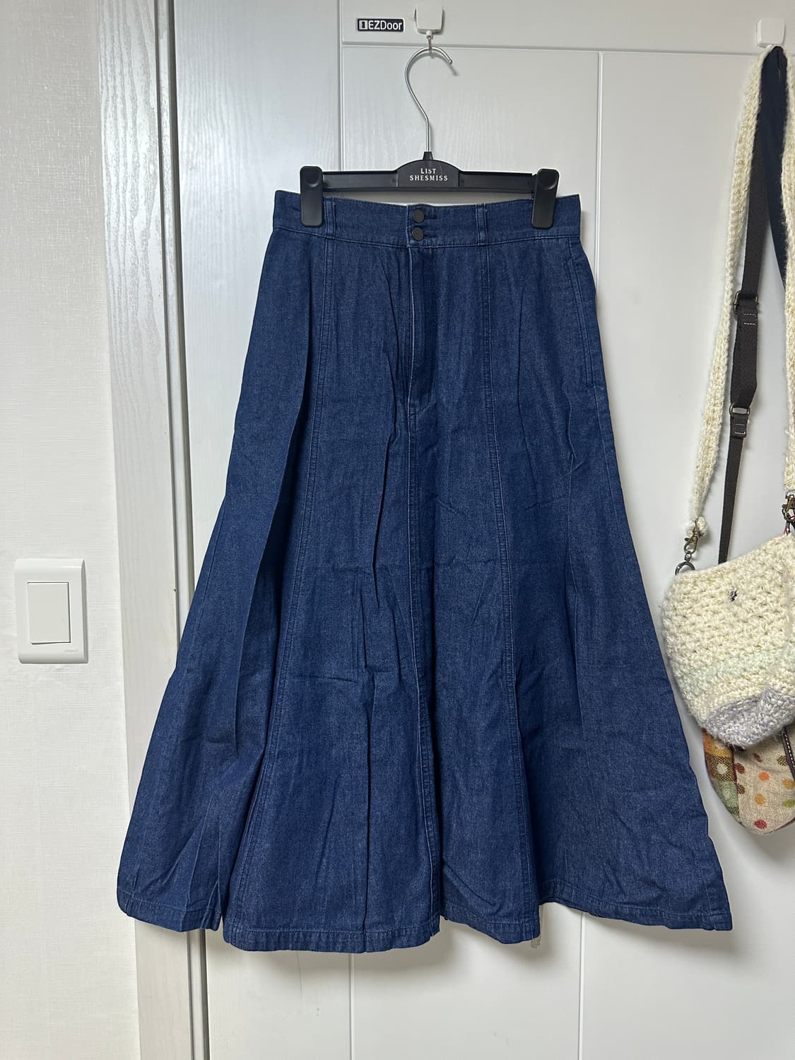 빈티지 모리 데님 스커트 상품이미지1