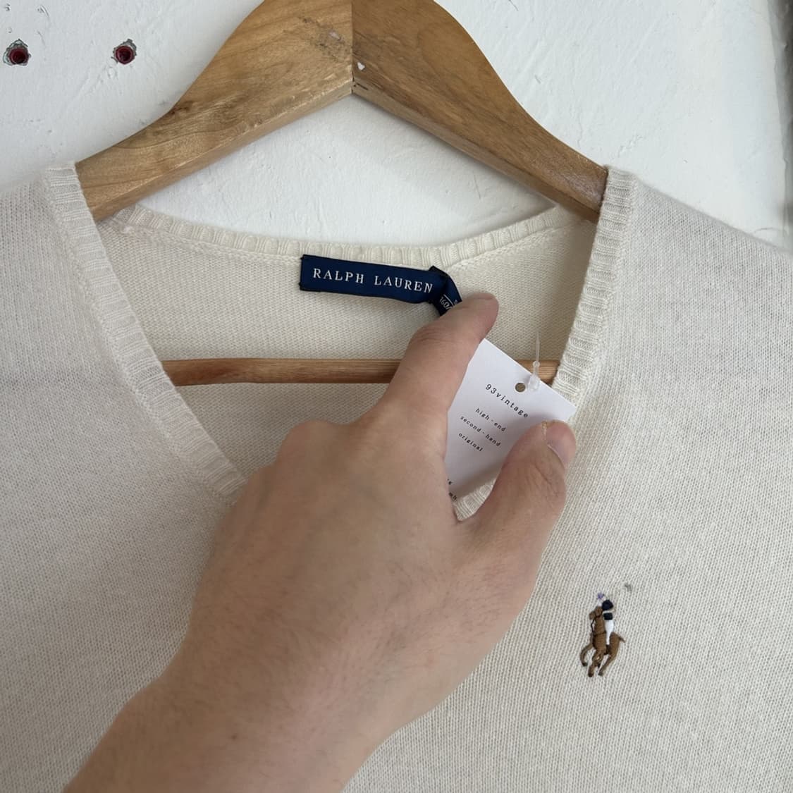 15472 - 폴로 랄프로렌 브이넥 울 니트 (울 40% 캐시미어 10% 상품이미지3