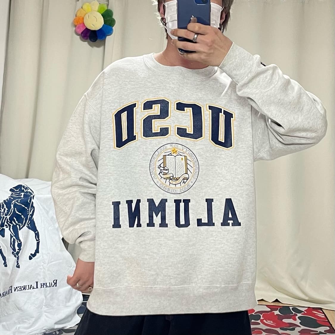 90년대 USA 잔스포츠 UCSD 스웻셔츠 상품이미지1