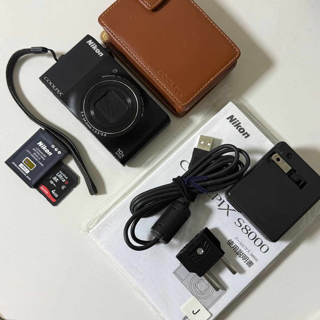 니콘 쿨픽스 s8000 빈티지 디카 디지털카메라 블랙 상품이미지1