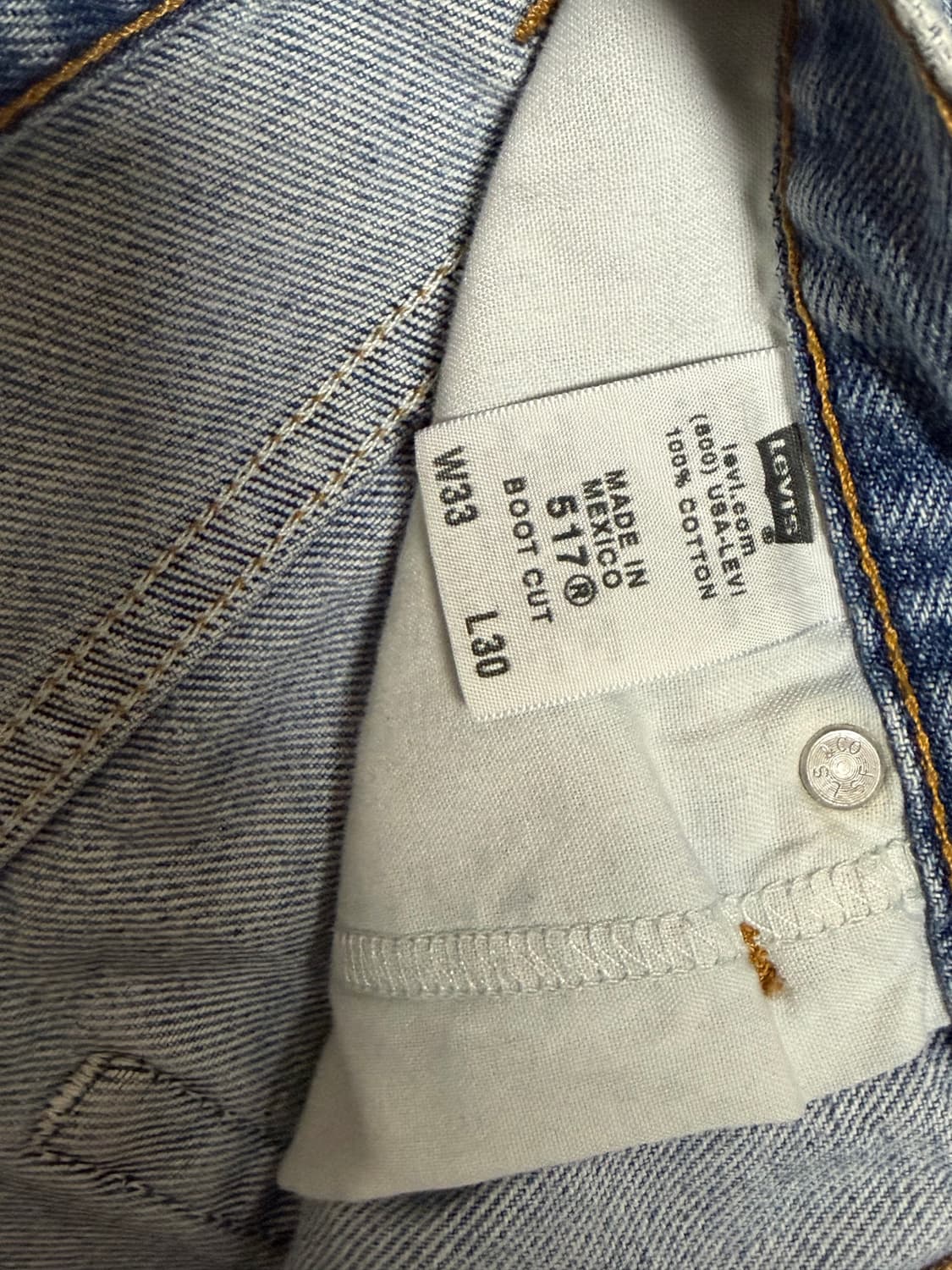리바이스 Levis 517 부츠컷 데님 팬츠 33/30사이즈 상품이미지6