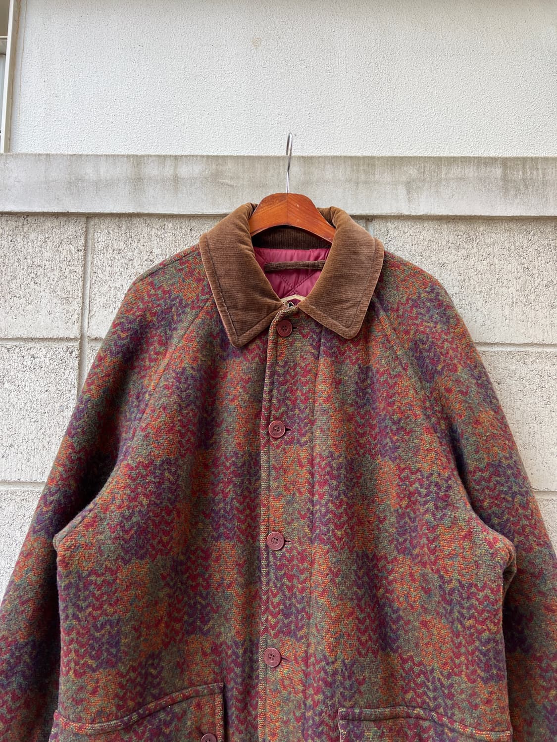 90s MISSONI SPORT AZTEC WOOL 미쏘니스포츠 울자켓 상품이미지4