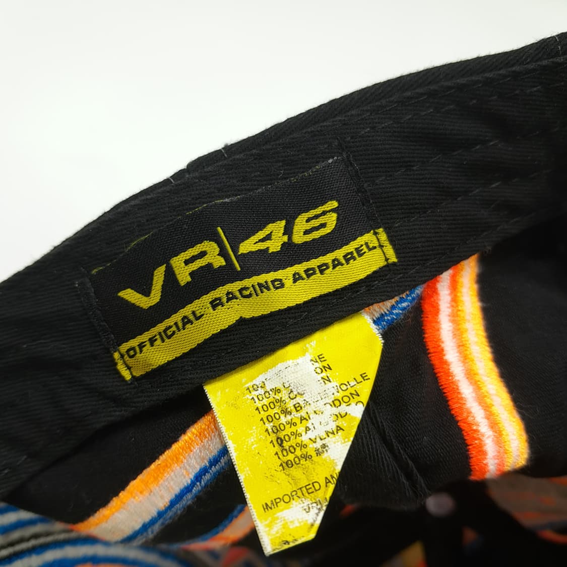 VR46 AGV 네온 레이싱캡 P1573 상품이미지7