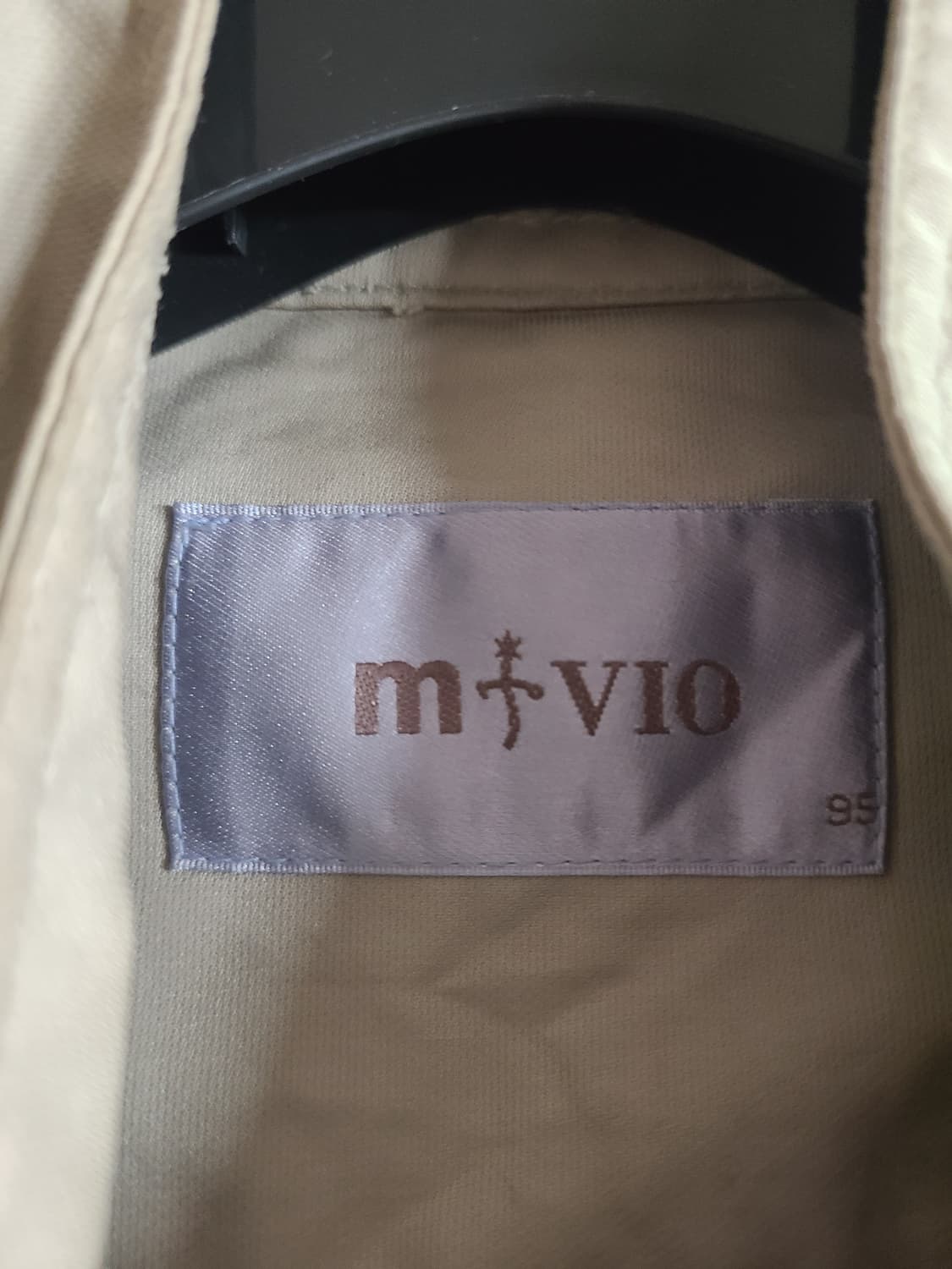 m+vio 남성 면 자켓 베이지색(95) 상품이미지4