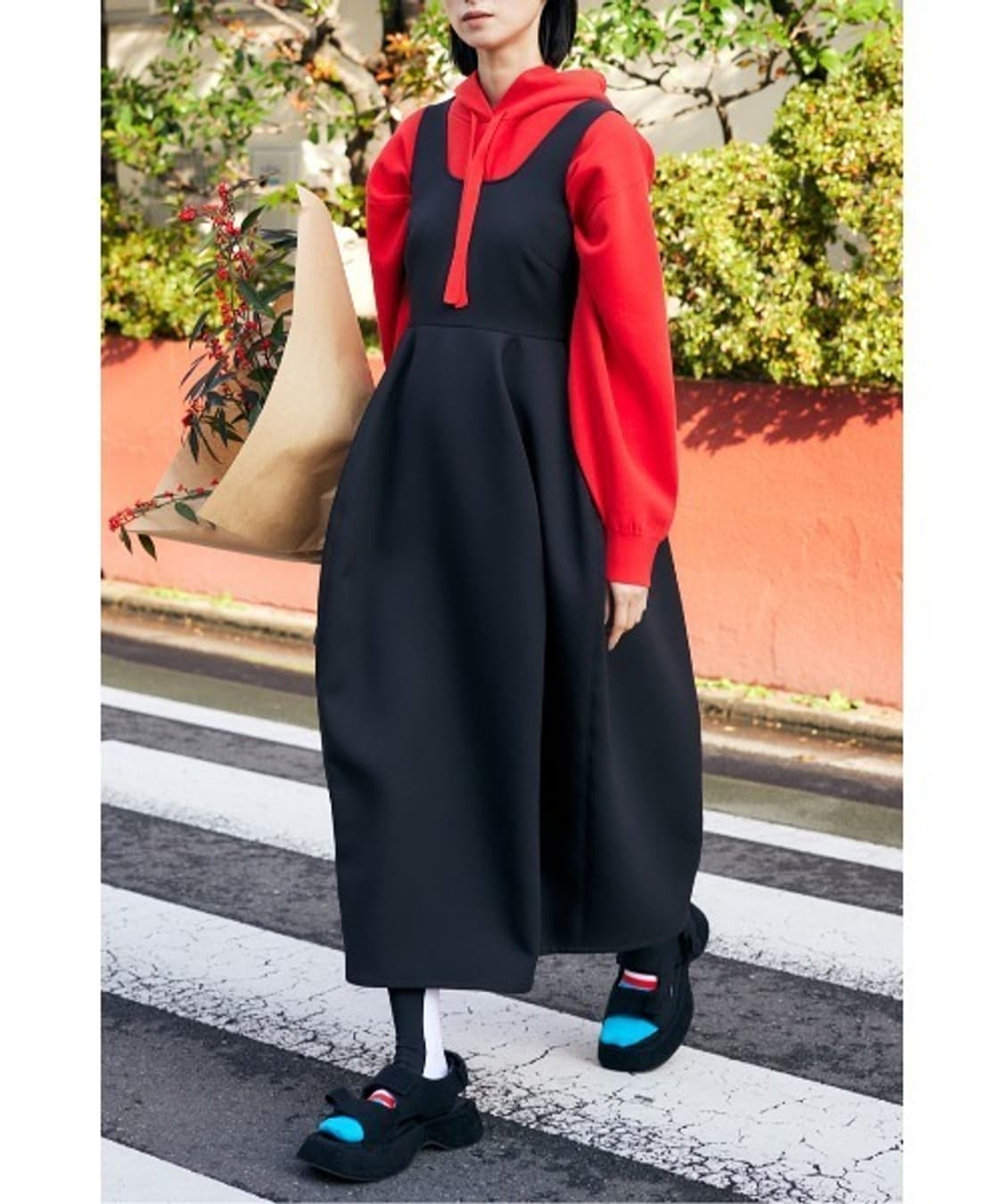 나곤스탠스 엔폴드 벌룬 원피스  상품이미지3