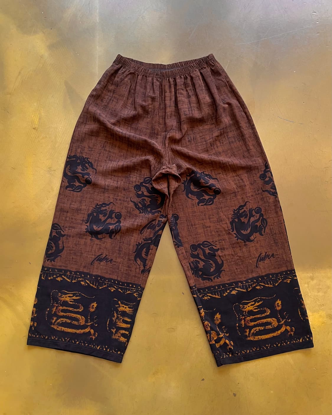 Jpn Vintage Oriental Dragon Art Pants 상품이미지3