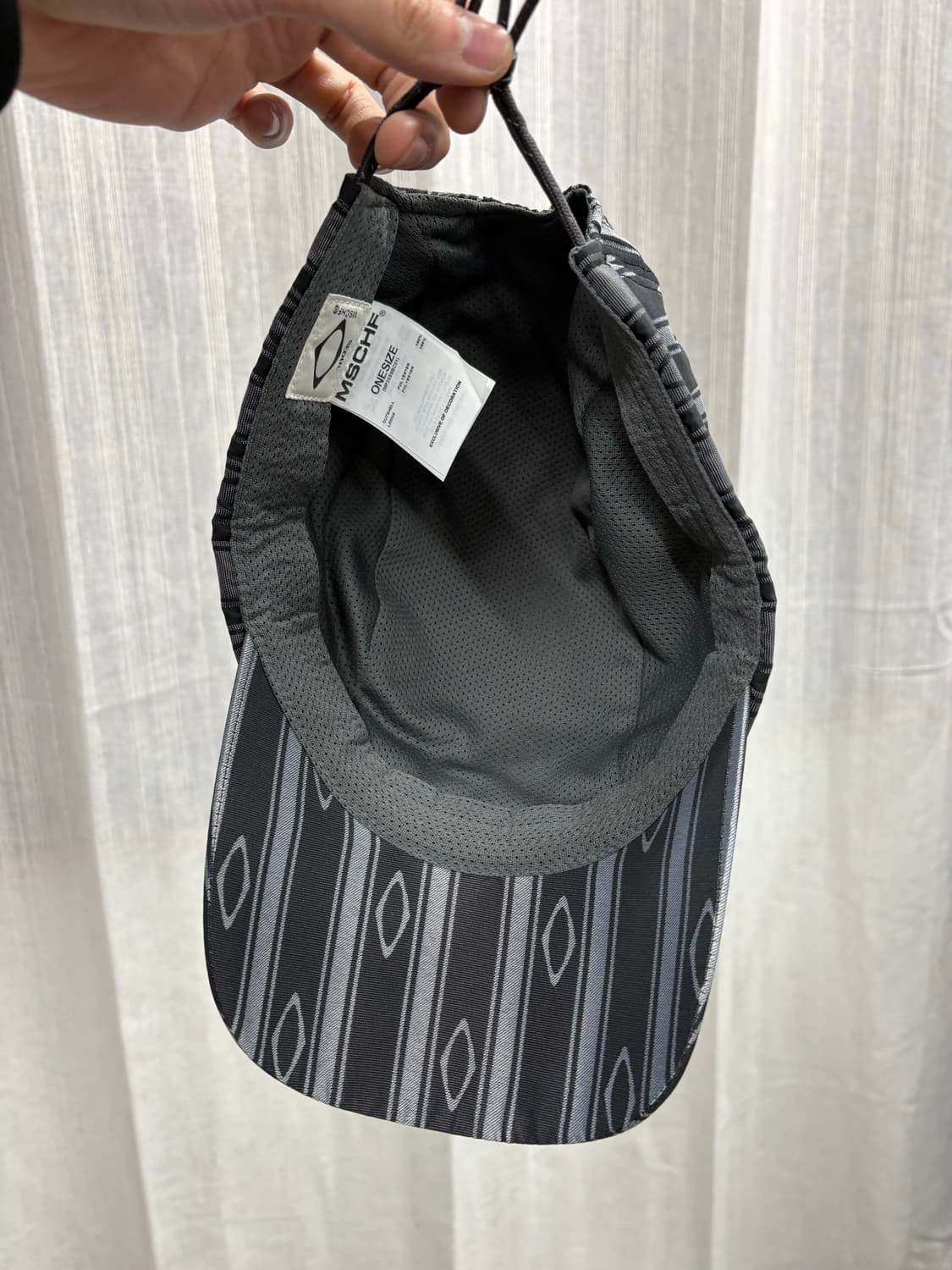 Mischief 미스치프 자가드 캠프캡 모자 상품이미지4