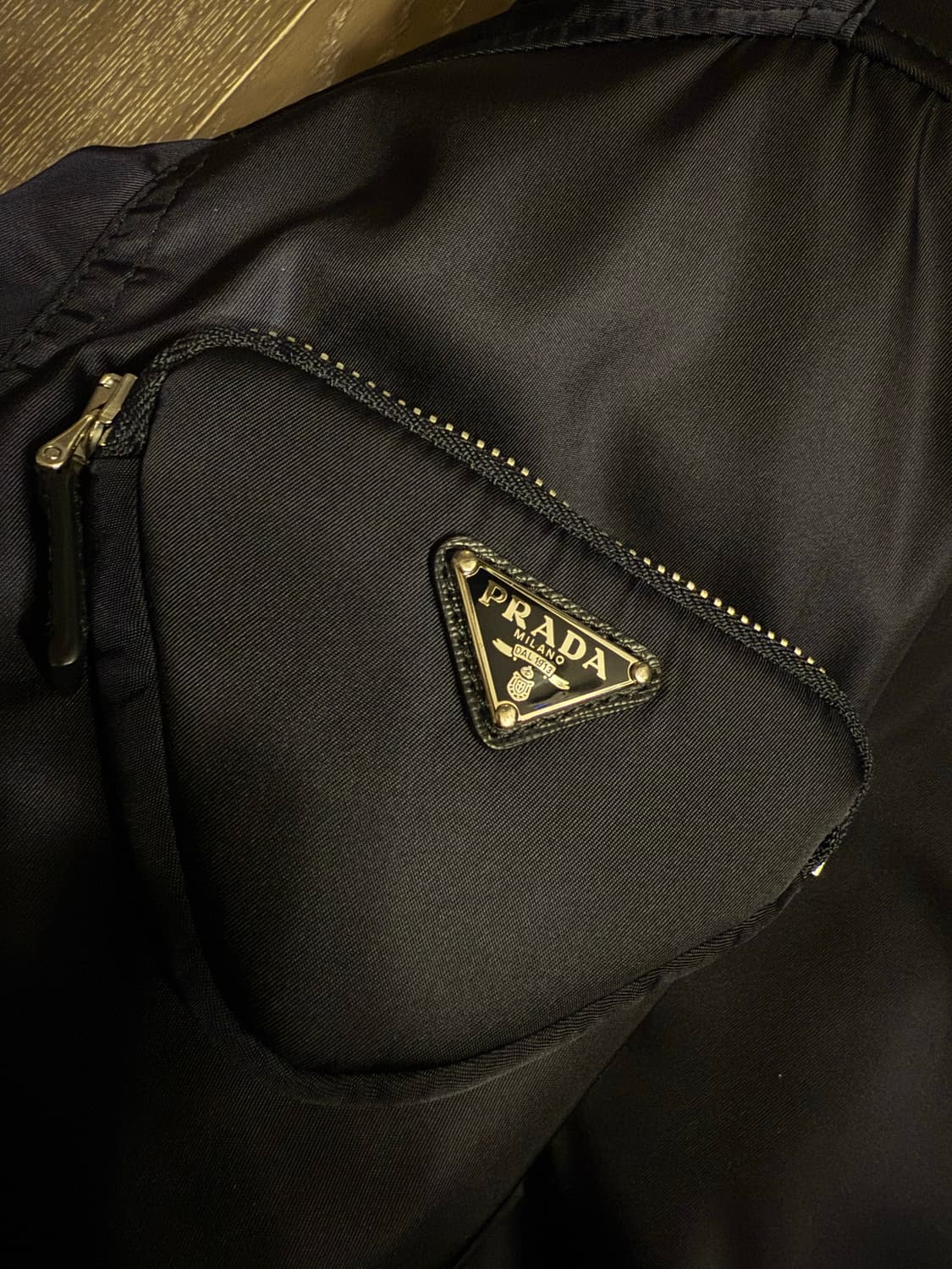 21fw 프라다 라프시몬스 리나일론 니트봄버 상품이미지6