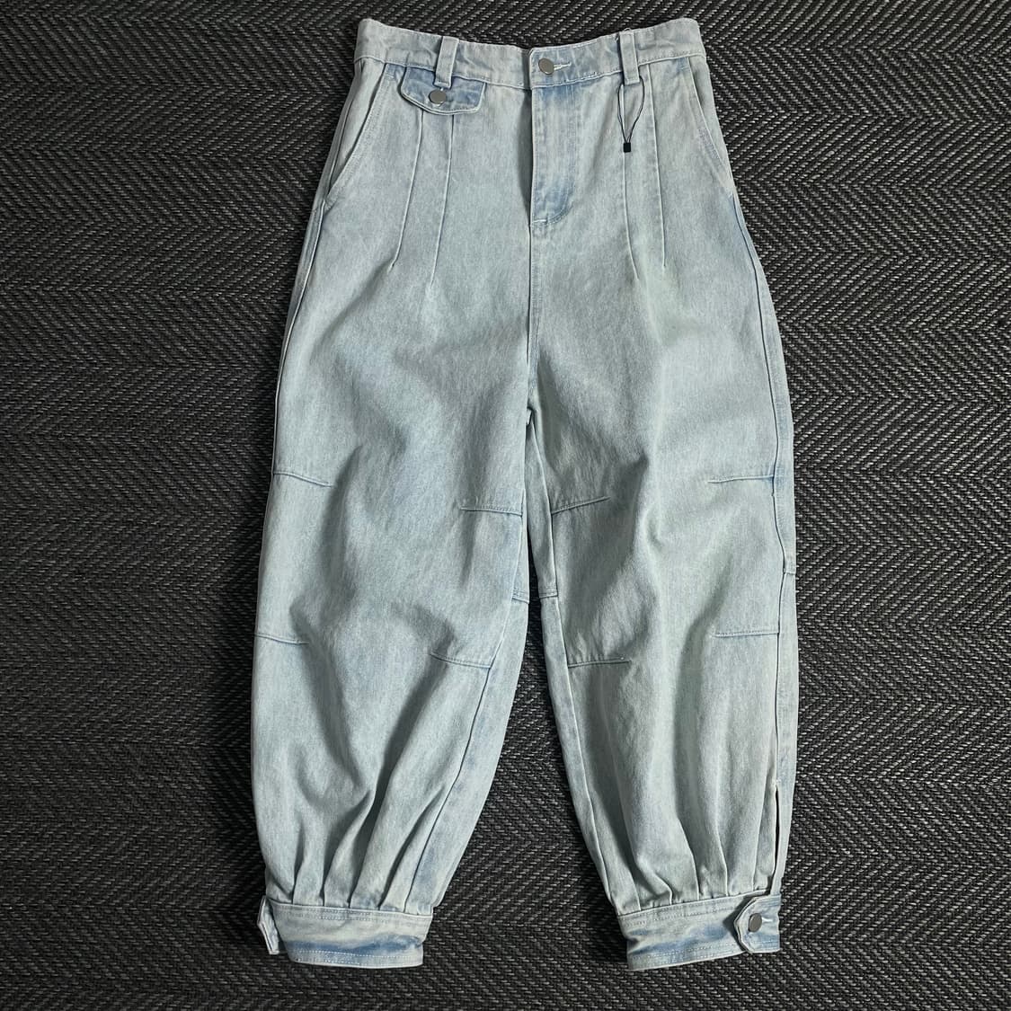 빈지티 버클 디테일 데님 퍼티그 팬츠y 3523 상품이미지2
