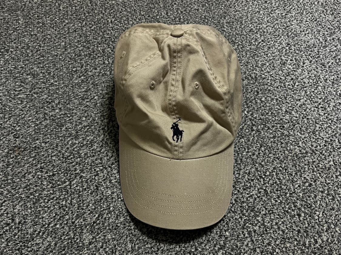 폴로 랄프로렌 베이지 볼캡 상품이미지1